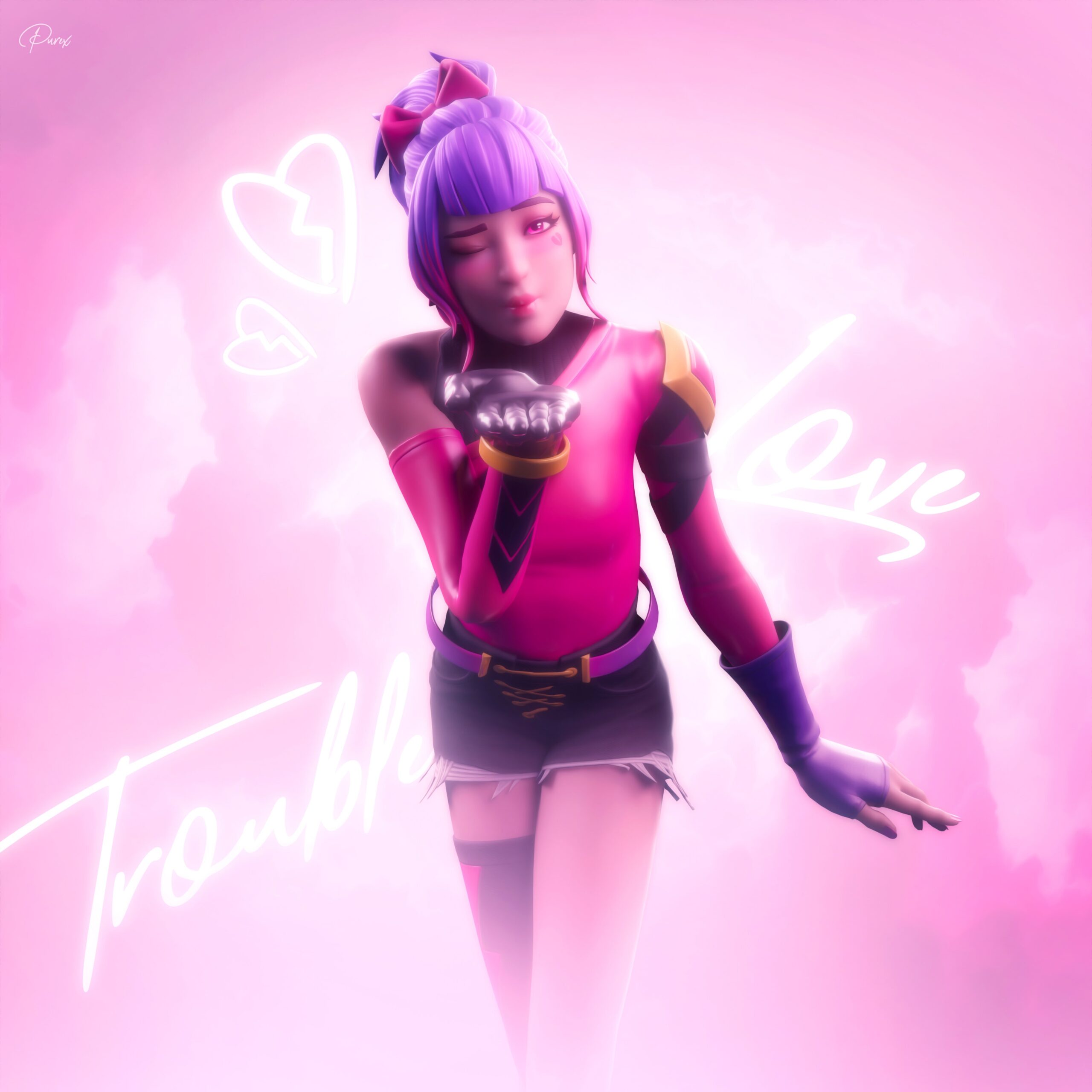 Tracy Trouble Fortnite wallpapers