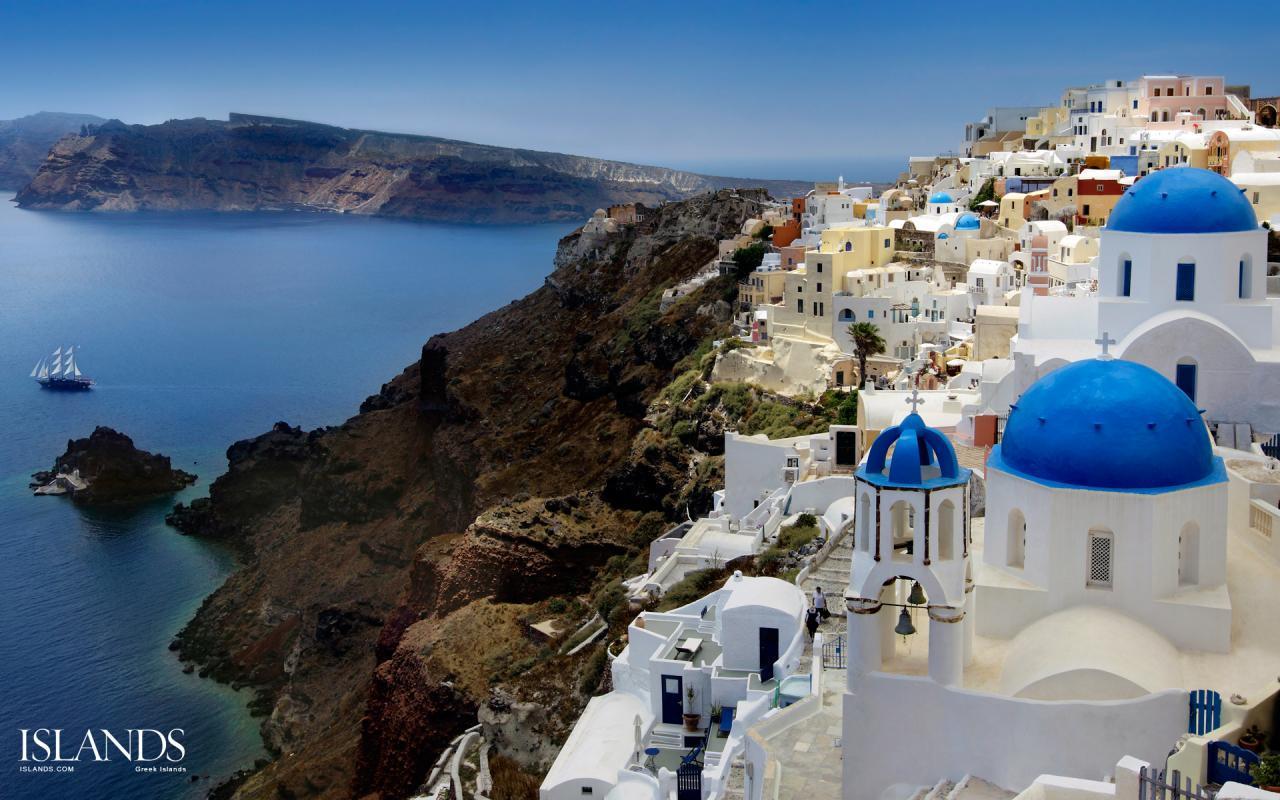 Desktop Wallpapers Santorini Beach 450 X 337 183 Kb