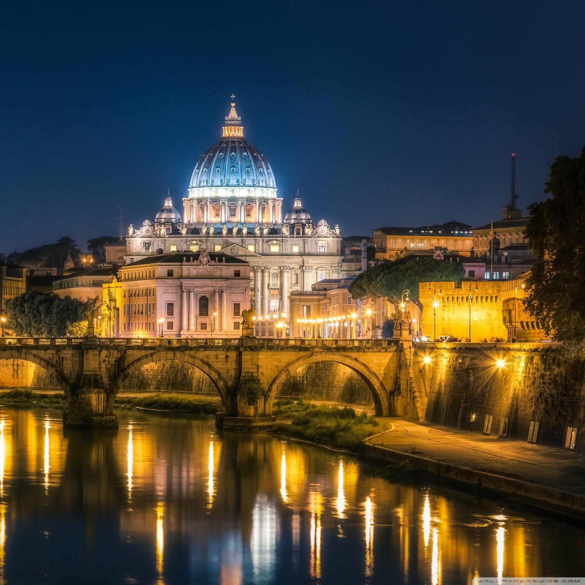 Vatican City at Night ❤ HD Desktop Wallpapers for 4K Ultra HD TV