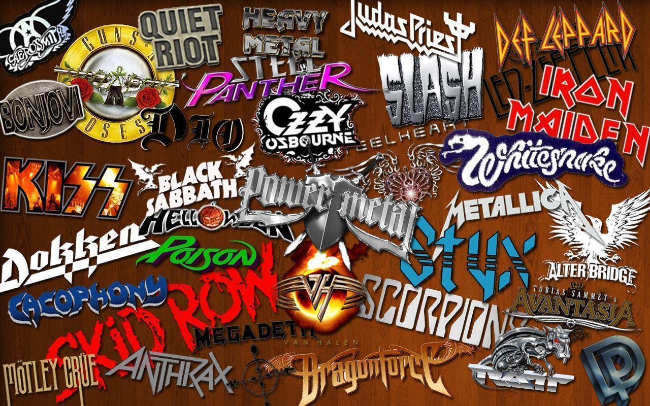 Metal Band Collage 2 Computer Wallpapers, Desktop Backgrounds