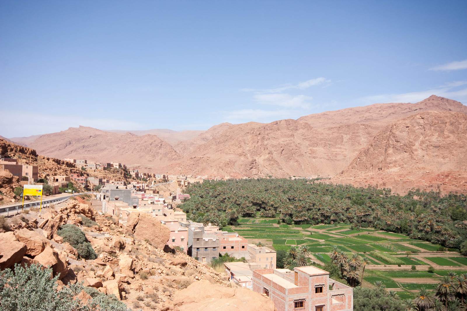 The Draa Valley in Sahara Desert, Morocco