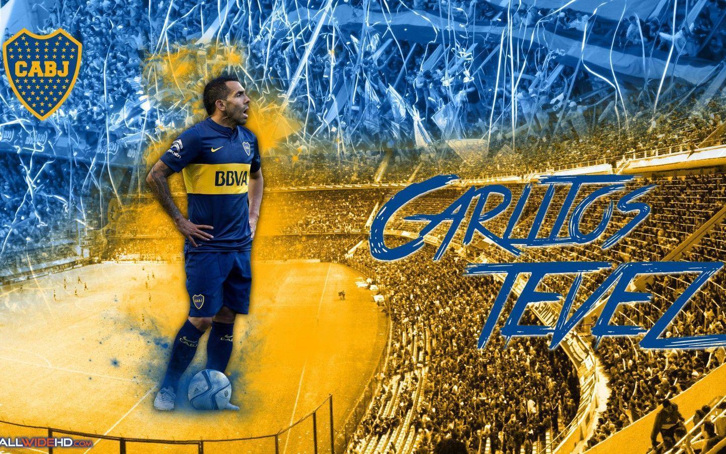 Download Carlos Tevez 2015 Boca Juniors Ultra HD Wallpapers