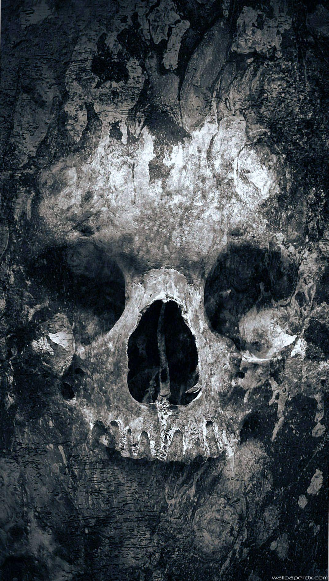 Quake Skull Lockscreen Full HD Android Wallpapers