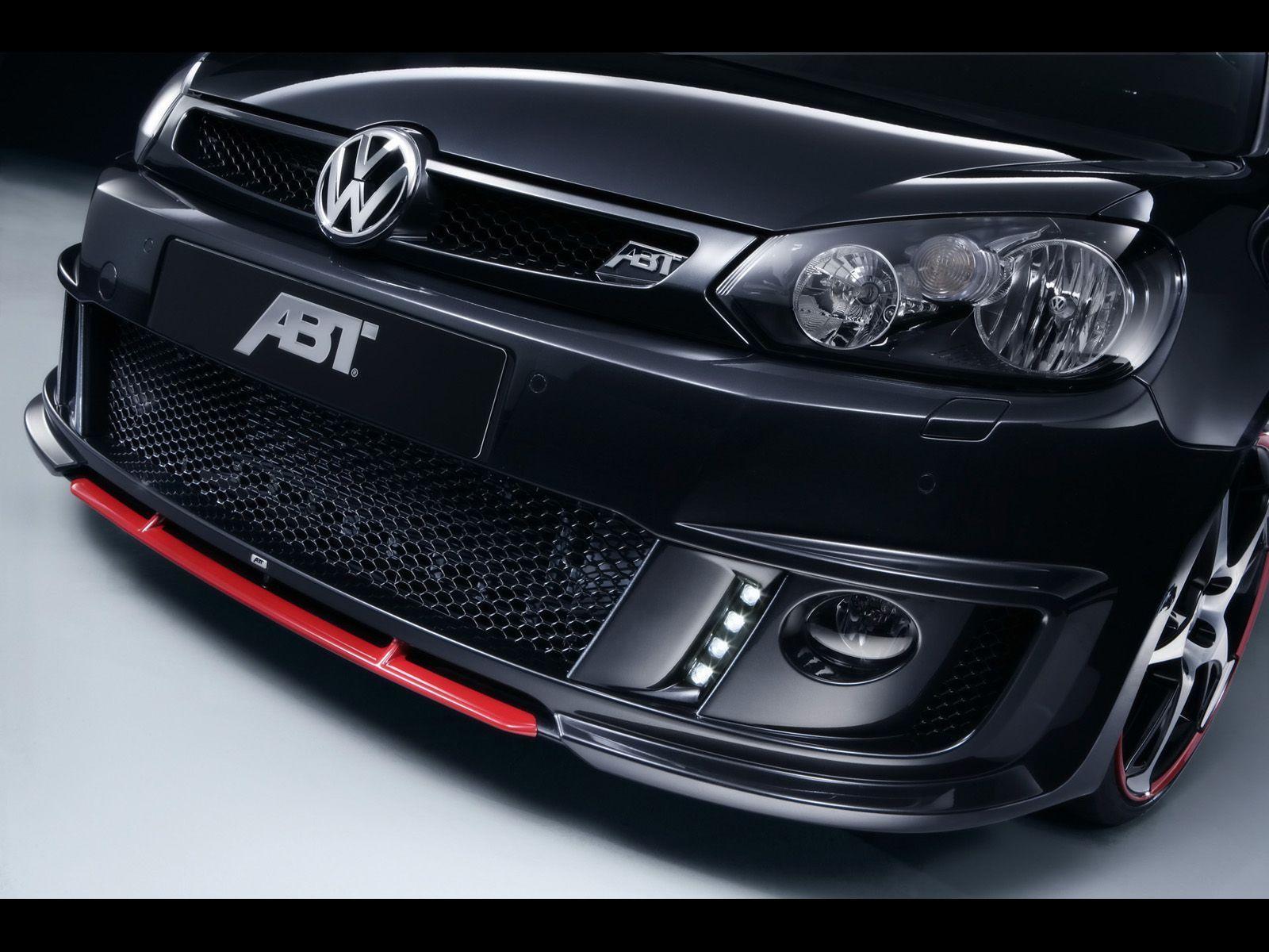 Black ABT Golf GTI Light Front View desktop wallpapers