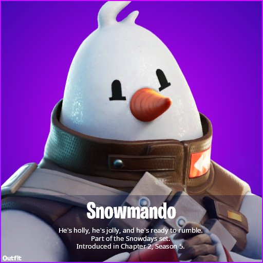 Snowmando Fortnite wallpapers