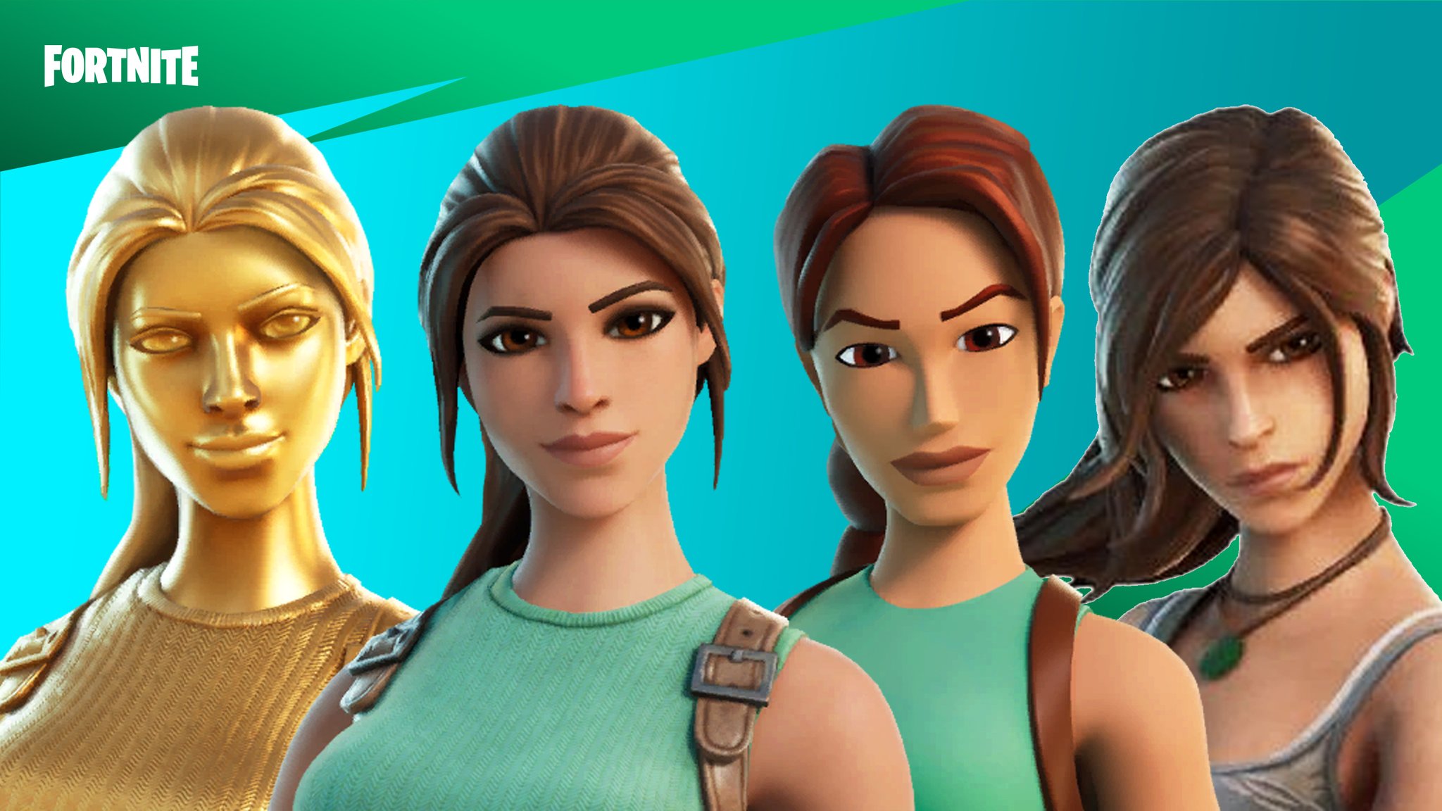 Lara Croft Fortnite wallpapers