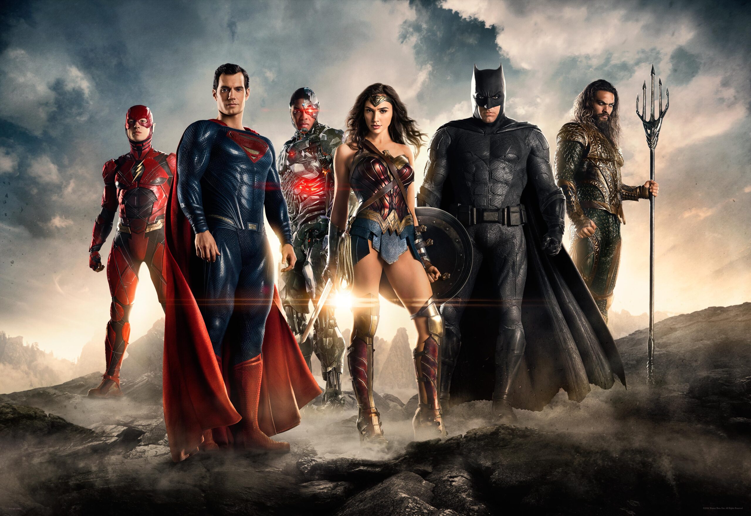 Wallpapers Justice League, 2017 Movies, Flash, Superman, Wonder Woman