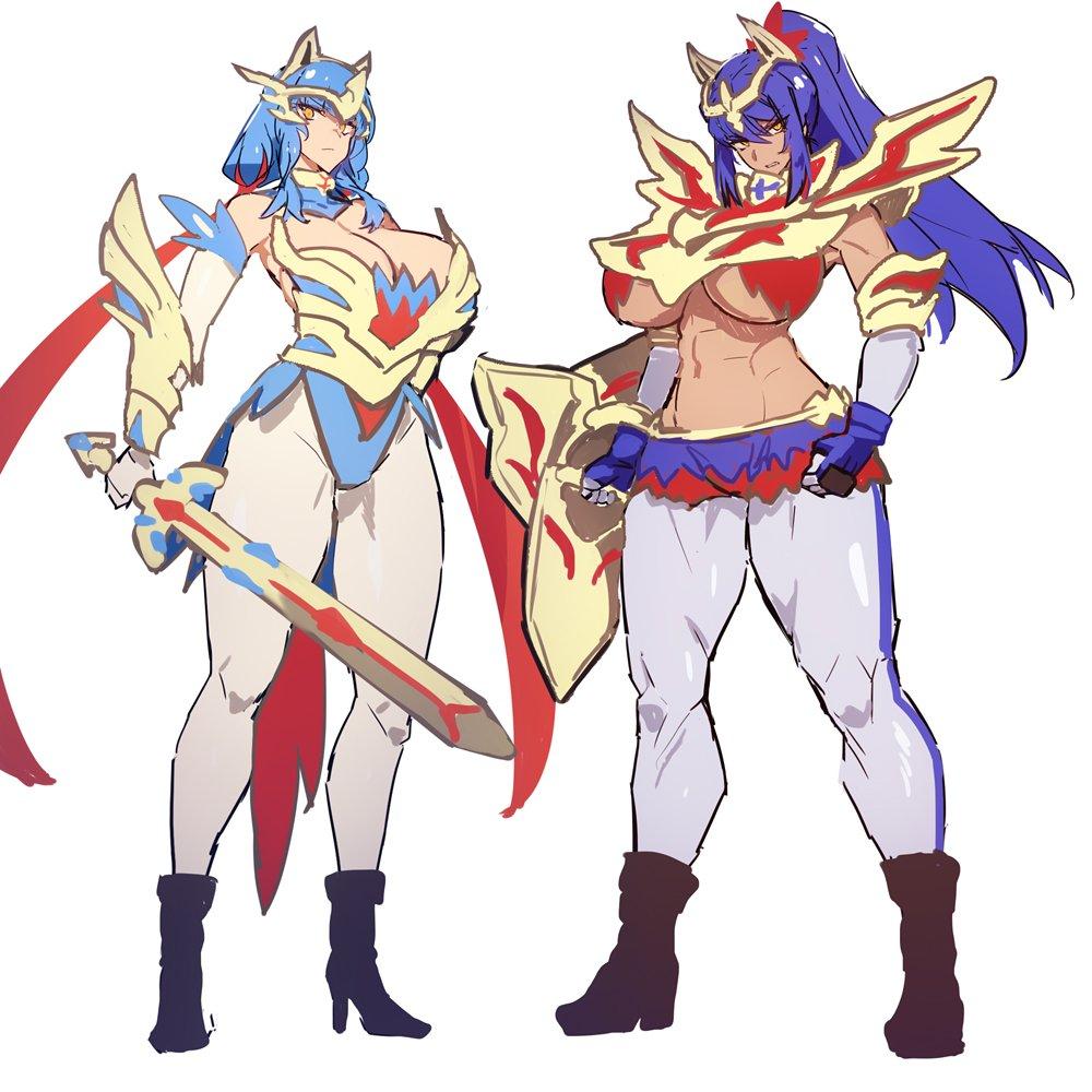 zacian and zamazenta gijinkas