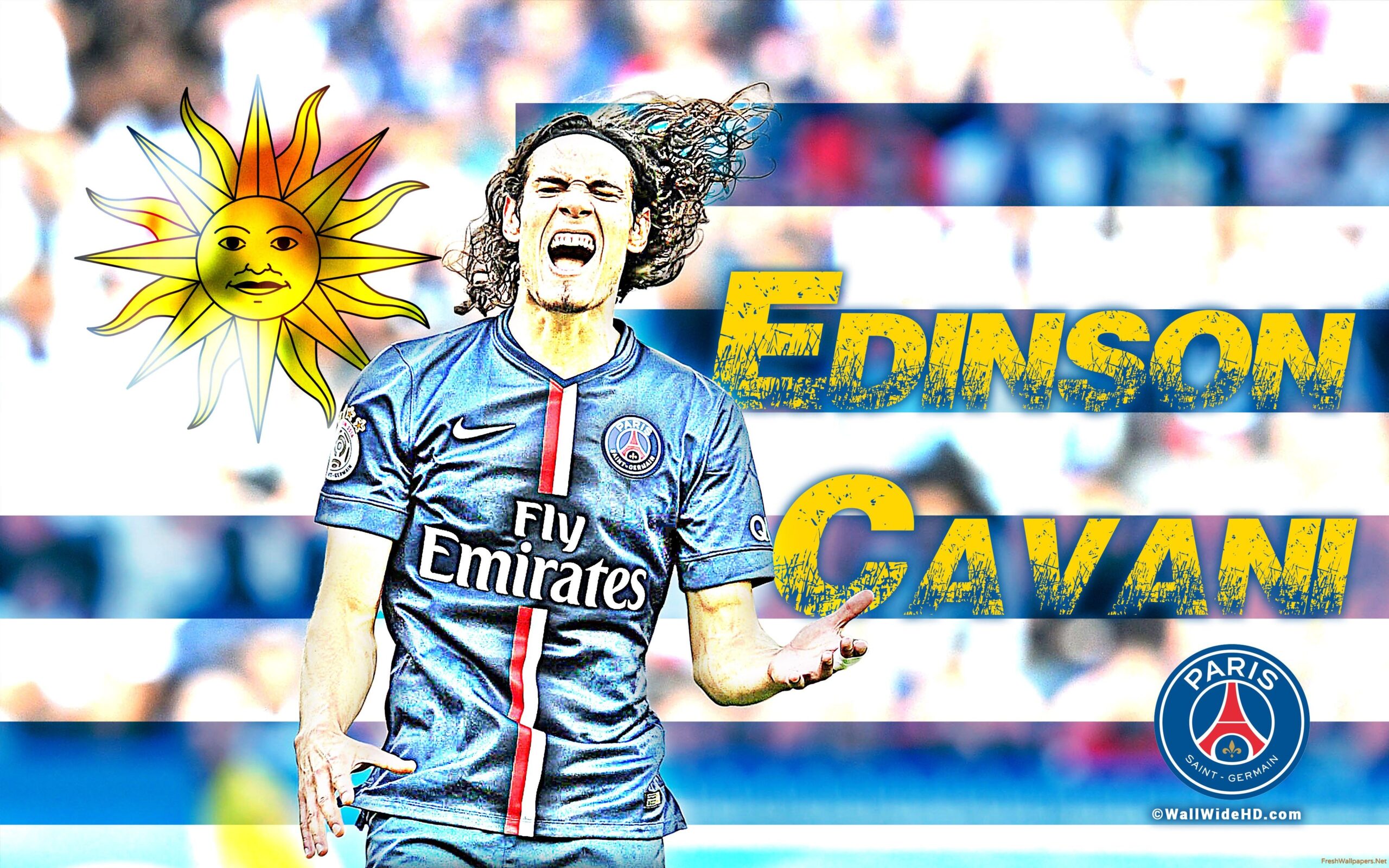 Edinson Cavani 2015 PSG wallpapers