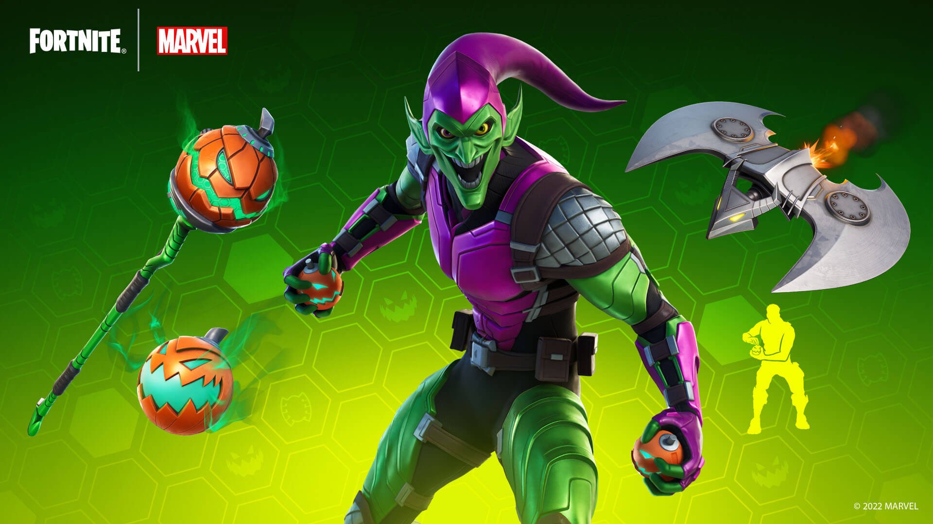 Green Goblin Fortnite wallpapers