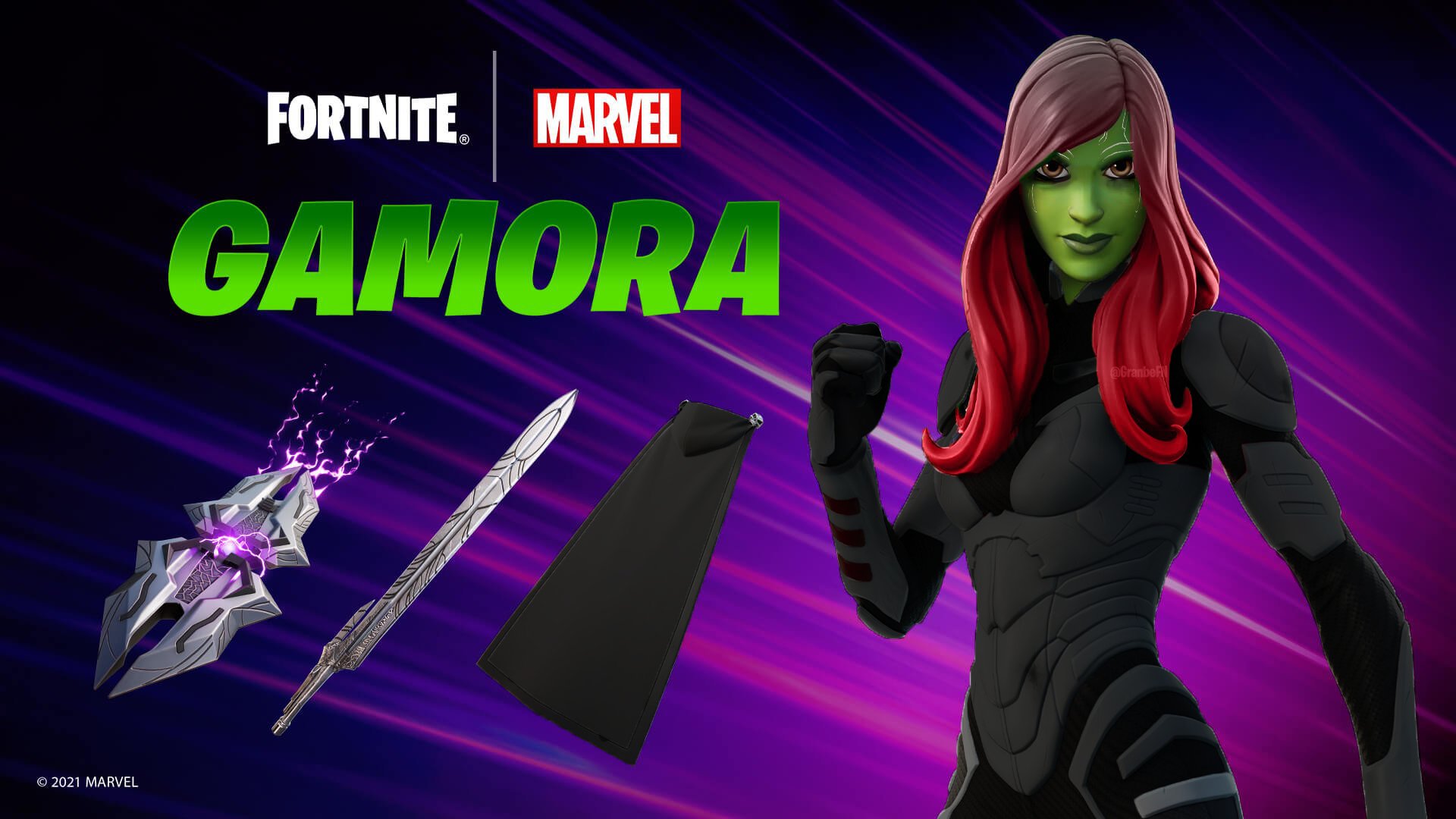 Gamora Fortnite wallpapers