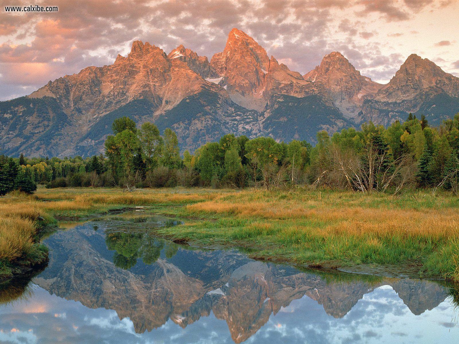 Nature: Grand Teton National Park, Wyoming, desktop wallpapers nr