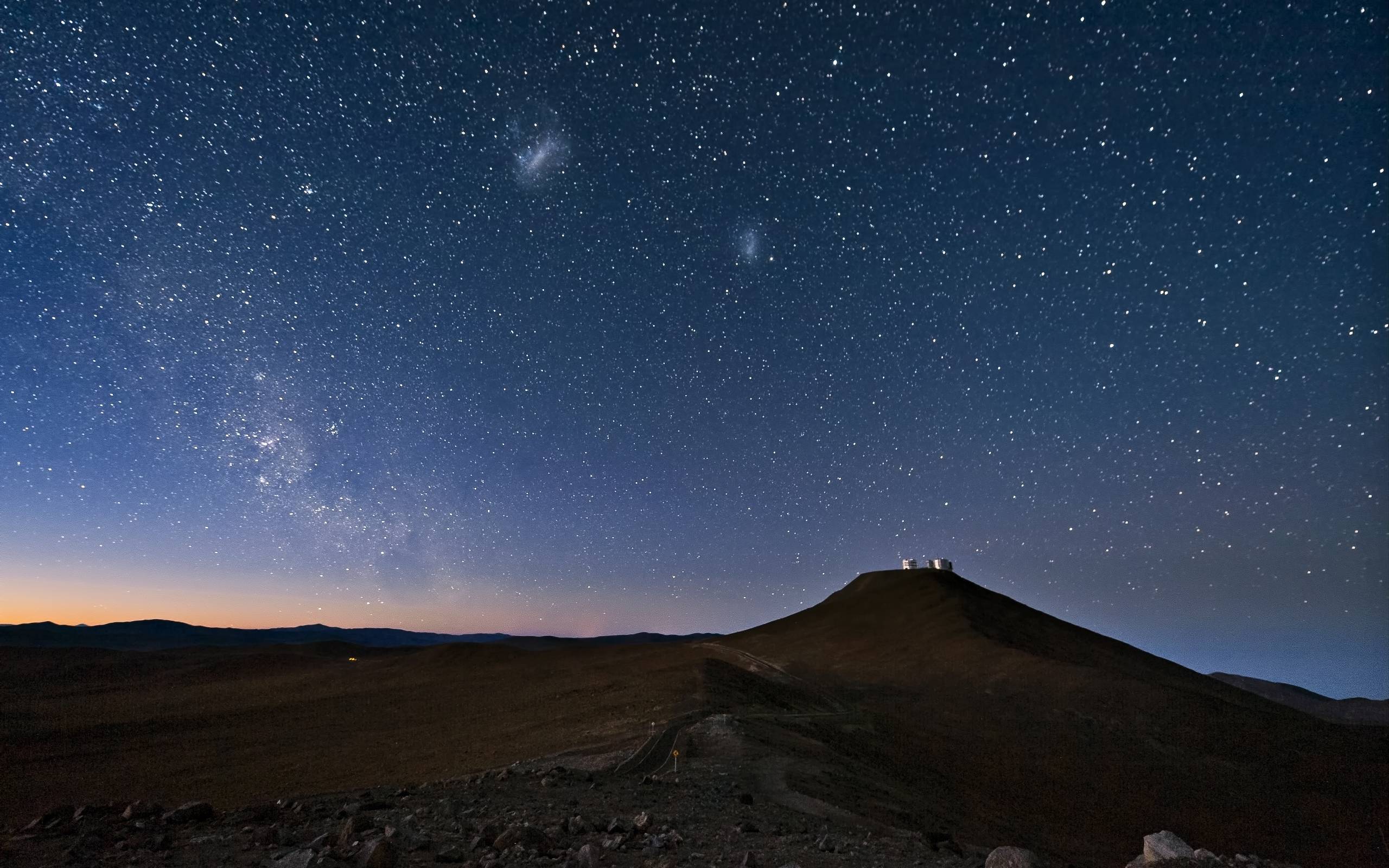 Download Wallpapers sky, constellations, night, desert