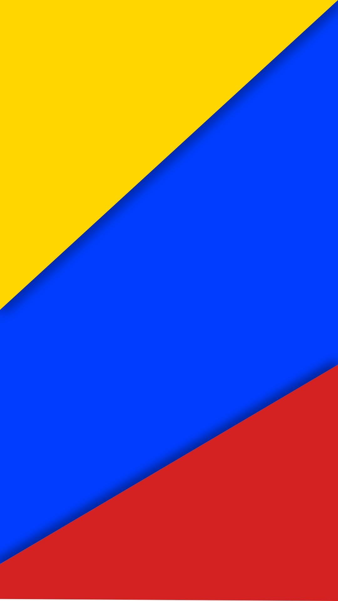 colombia, Material style, Flag HD Wallpapers / Desktop and Mobile