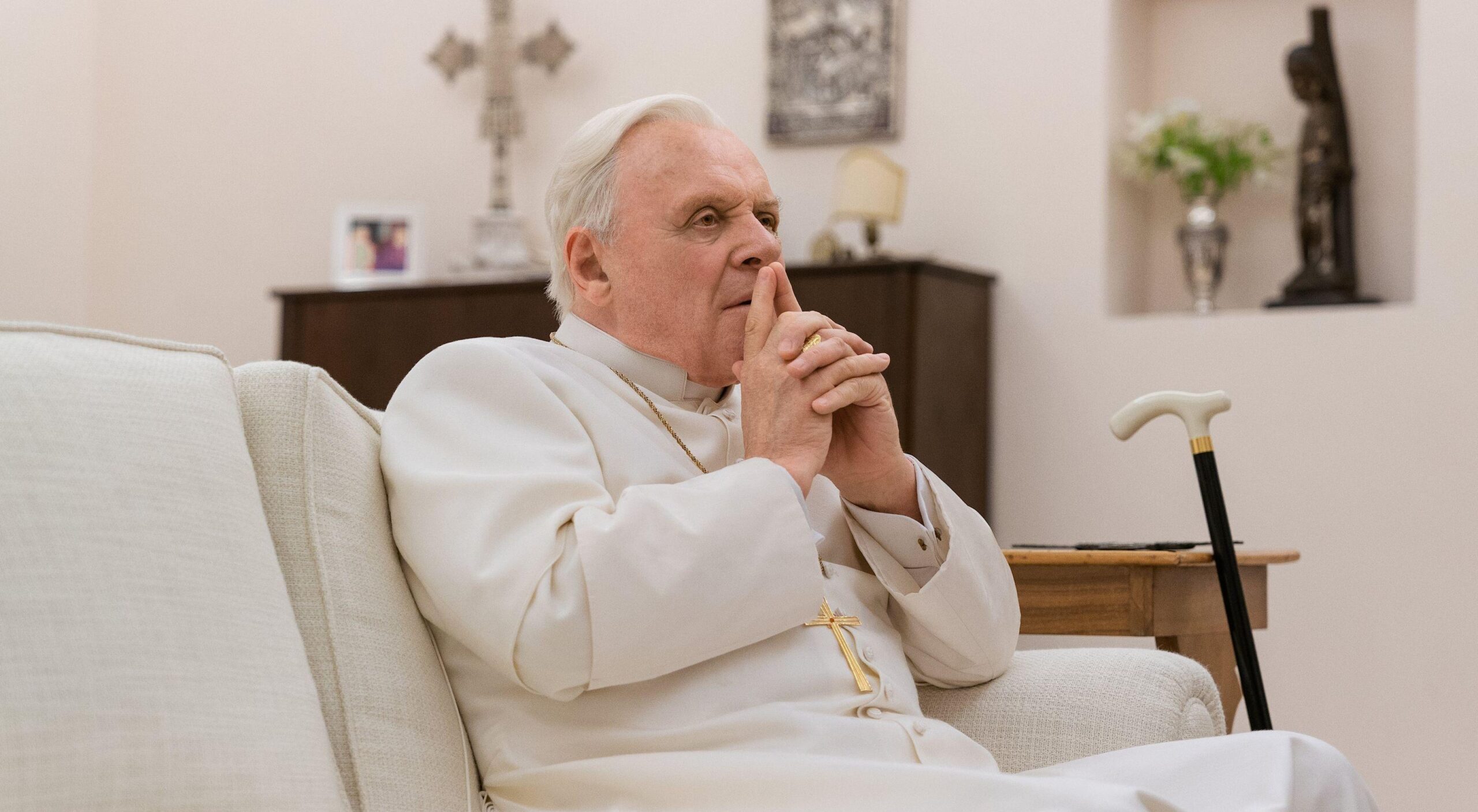 Anthony Hopkins carries hefty burden in ‘The Two Popes