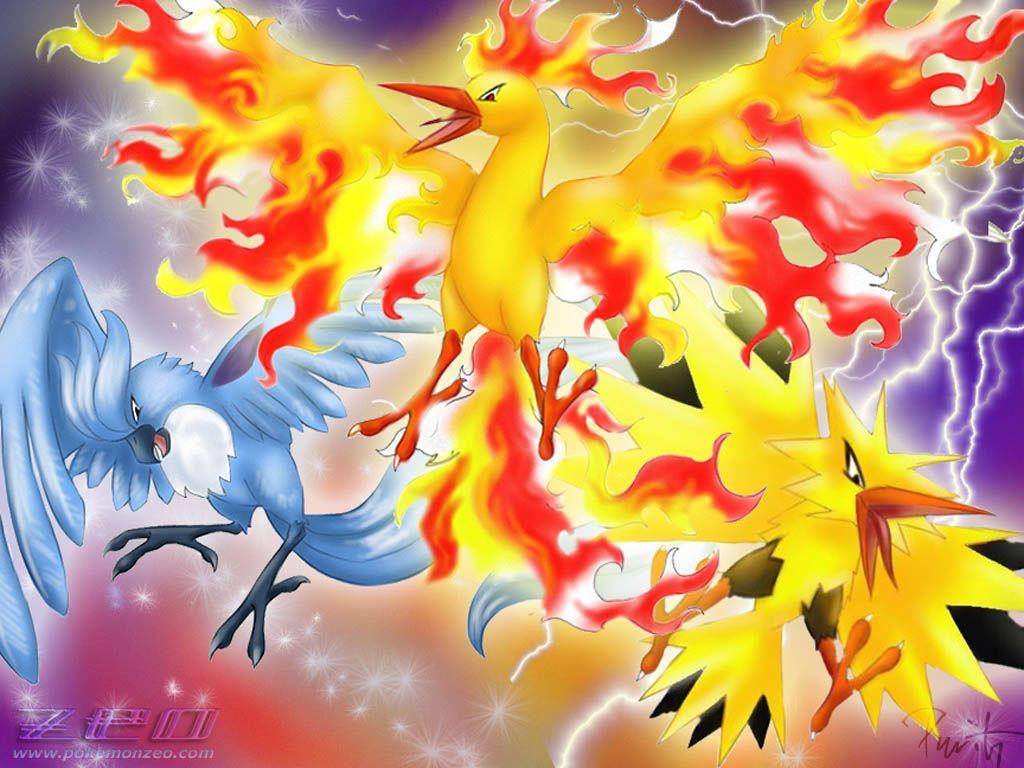 Articuno, Zapdos and Moltres image Articuno, Zapdos and Moltres