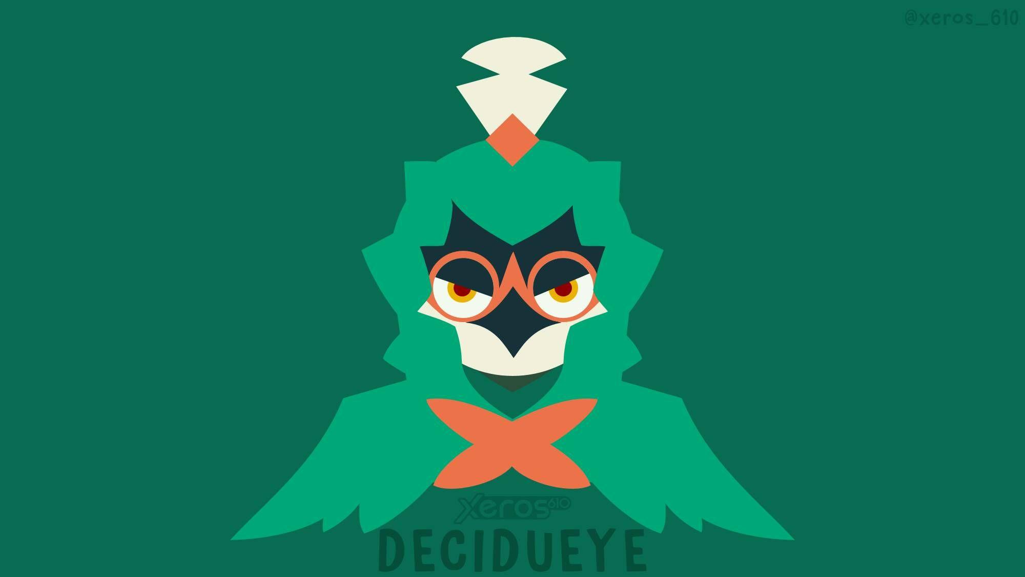 Decidueye Minimal Wallpapers by Xeros610