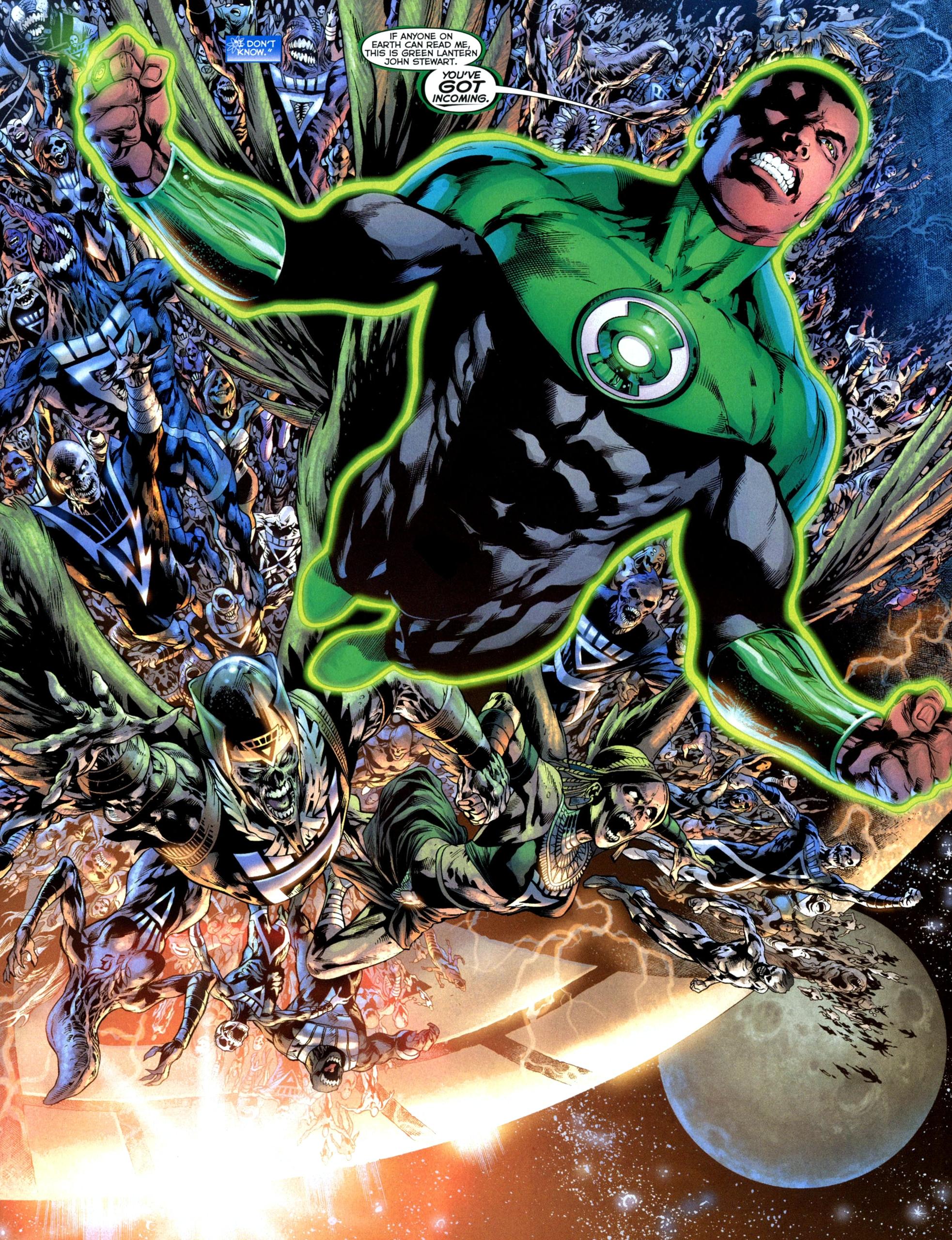 Wally West and John Stewart vs Barry Allen and Hal Jordan