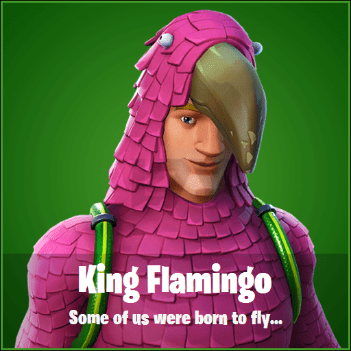 King Flamingo Fortnite wallpapers