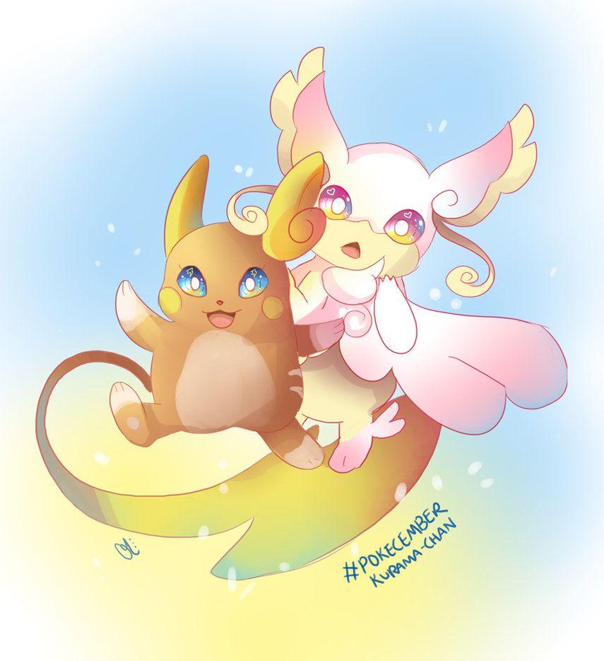 Pokecember : Alola Raichu and Audino