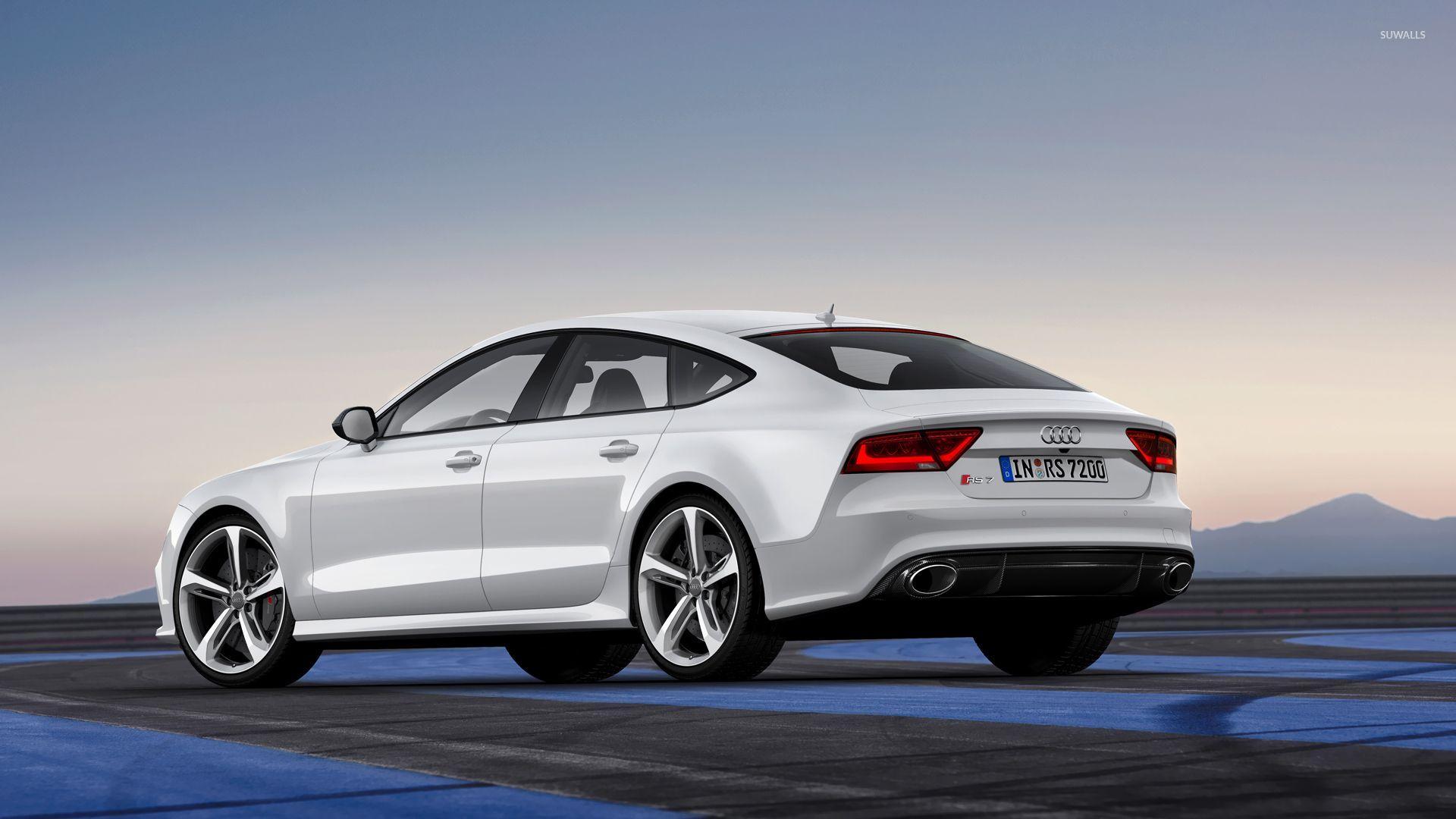 Back view of a 2014 Audi RS7 Sportback wallpapers