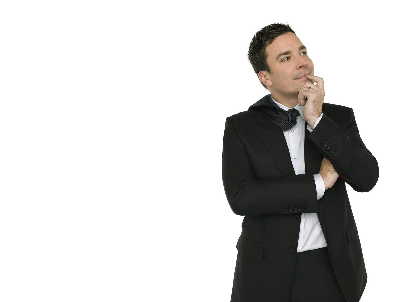 Jimmy Fallon posing at a photoshoot