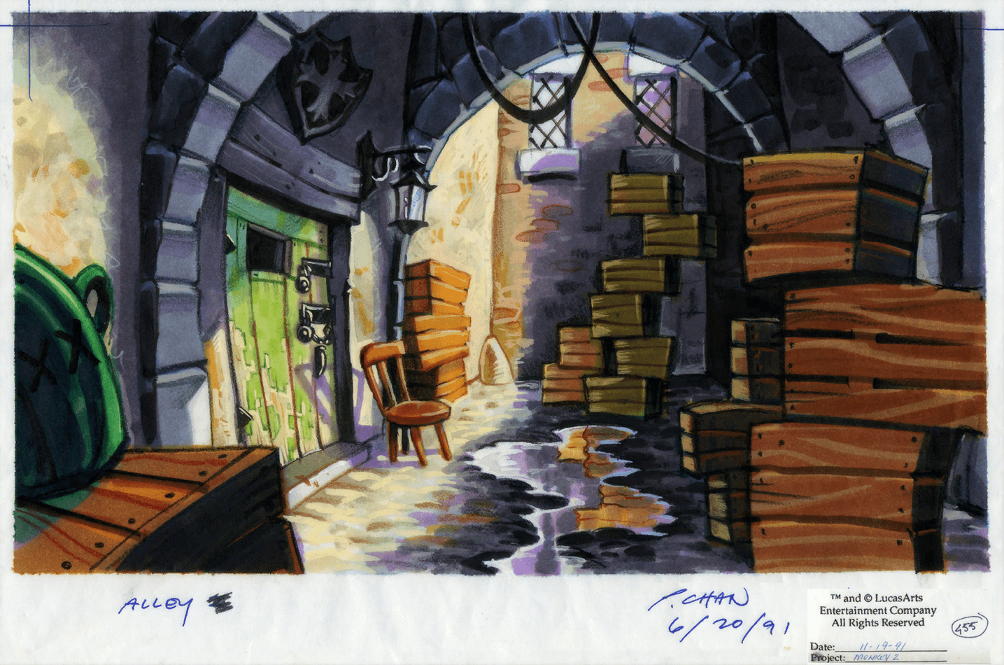 Concept Art from Monkey Island 2: LeChuck’s Revenge