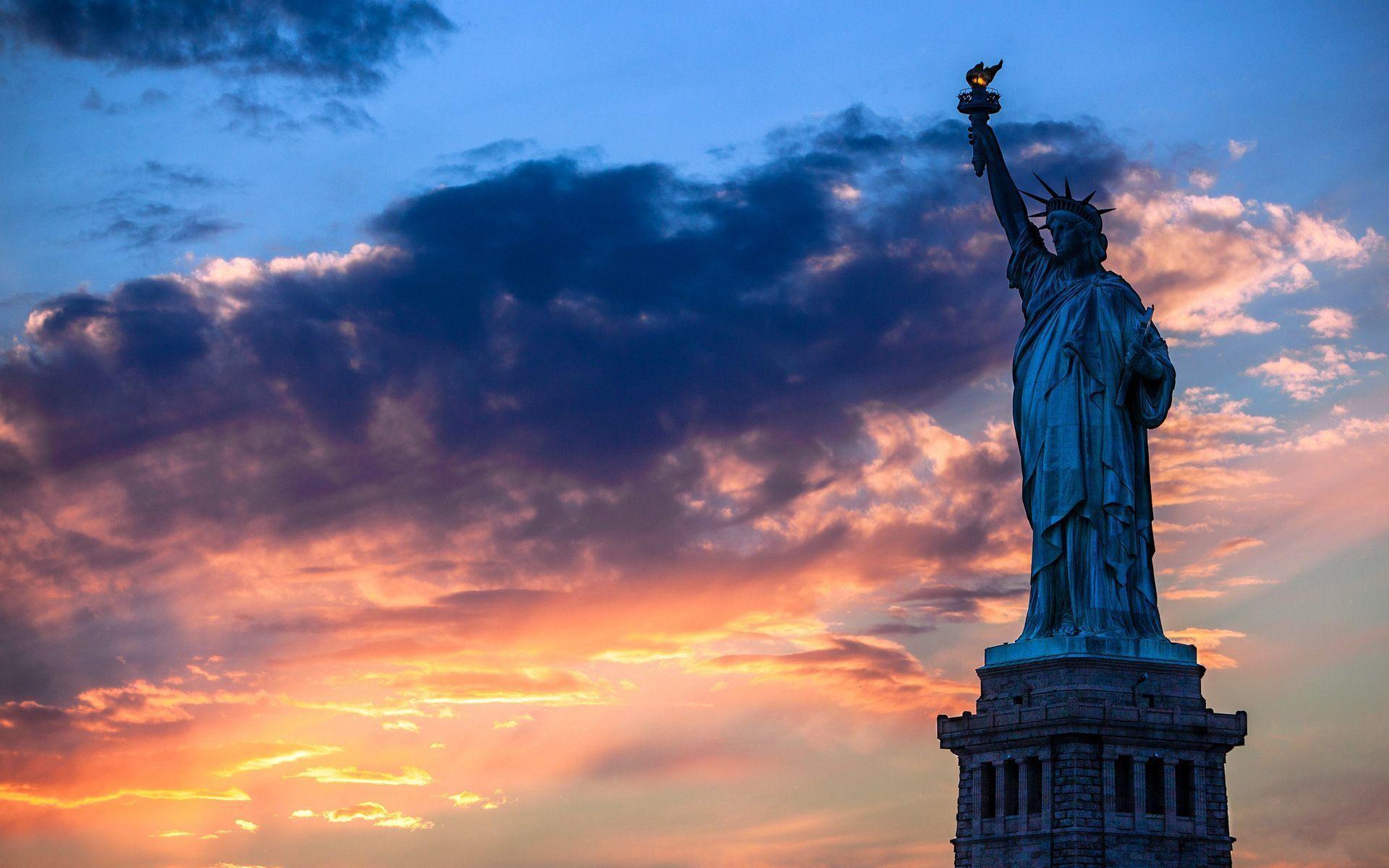 Statue Of Liberty Sky View