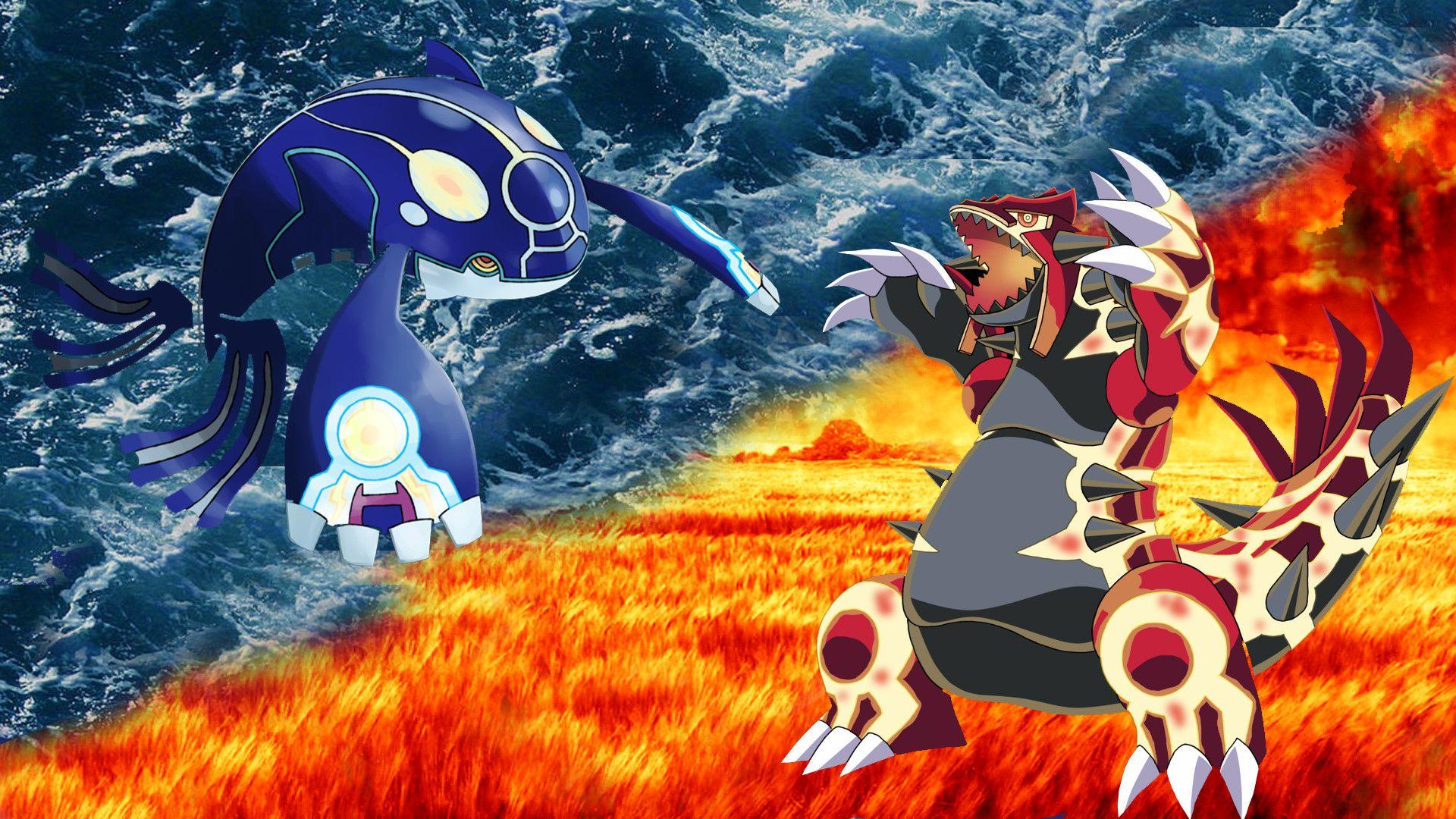 Groudon vs Kyogre Wallpapers