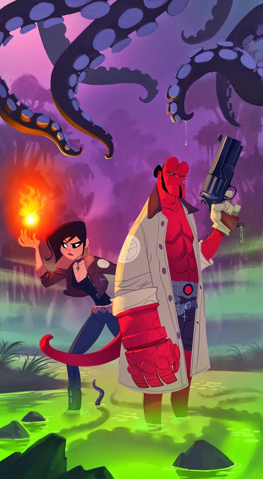 Hellboy & Liz Sherman