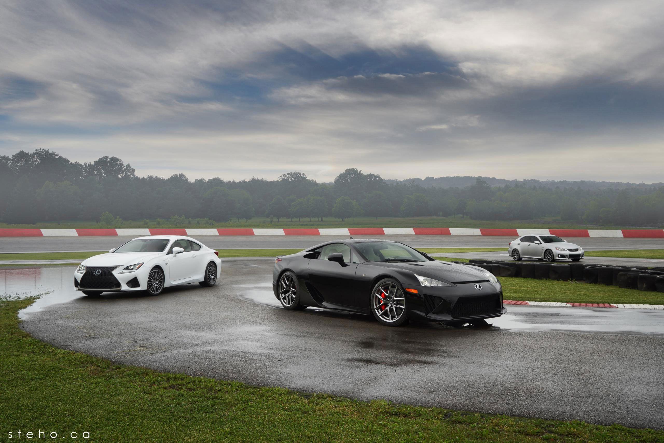 Desktop Wallpapers: The Lexus LFA, RC F, & IS F All Together