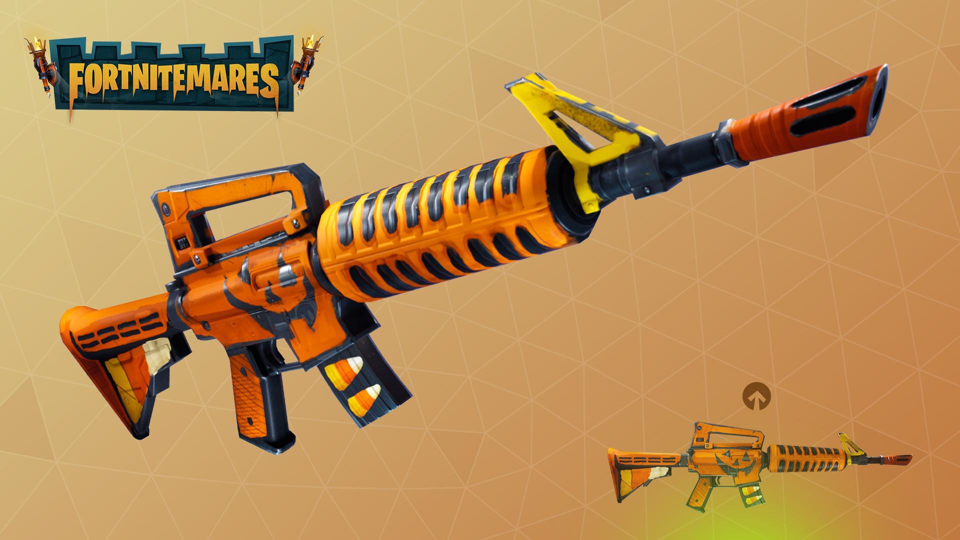 they should add weapon skins : FortNiteBR