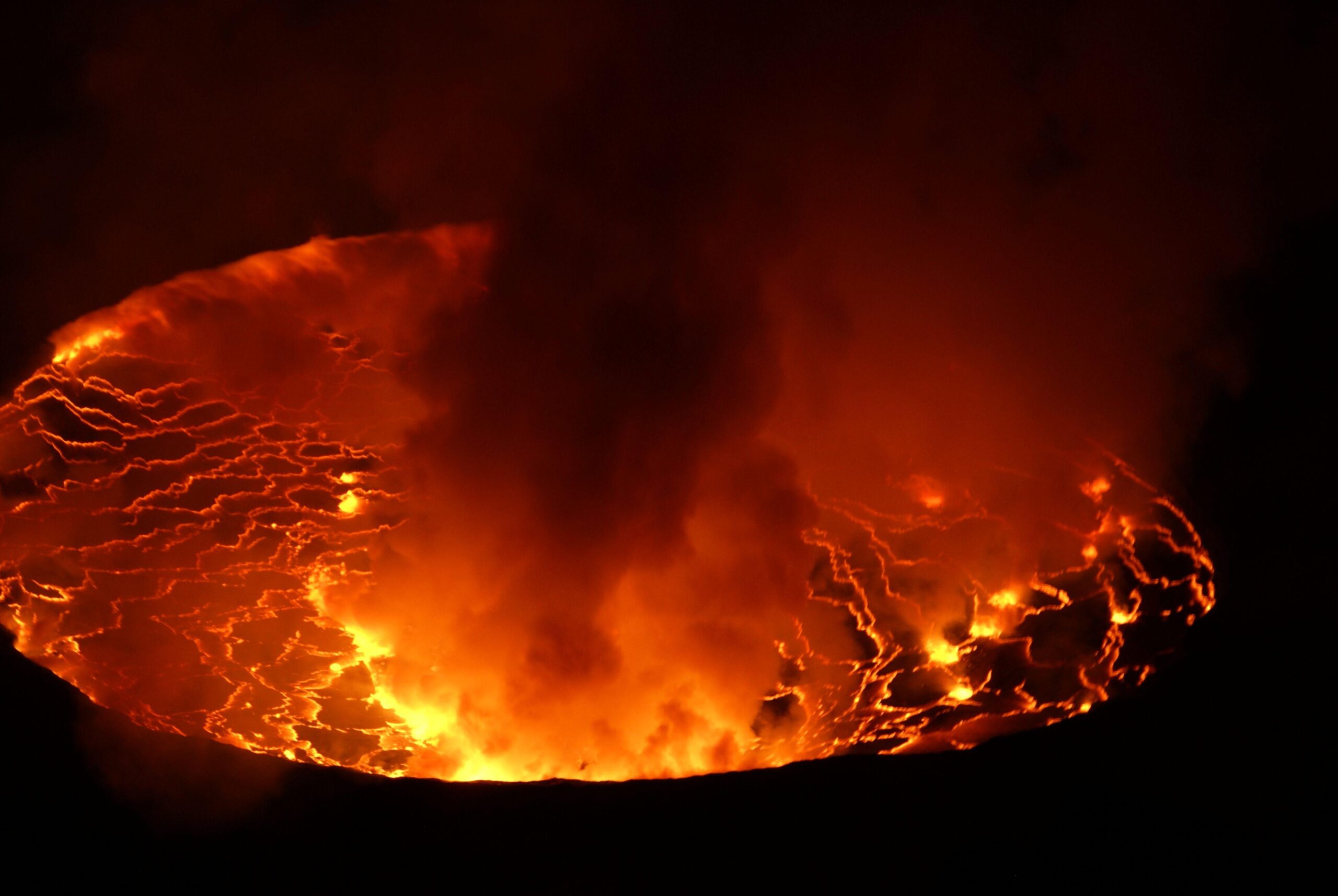 Mt. Nyiragongo Volcano Trek, Congo……or: ‘The Mountain was on fire