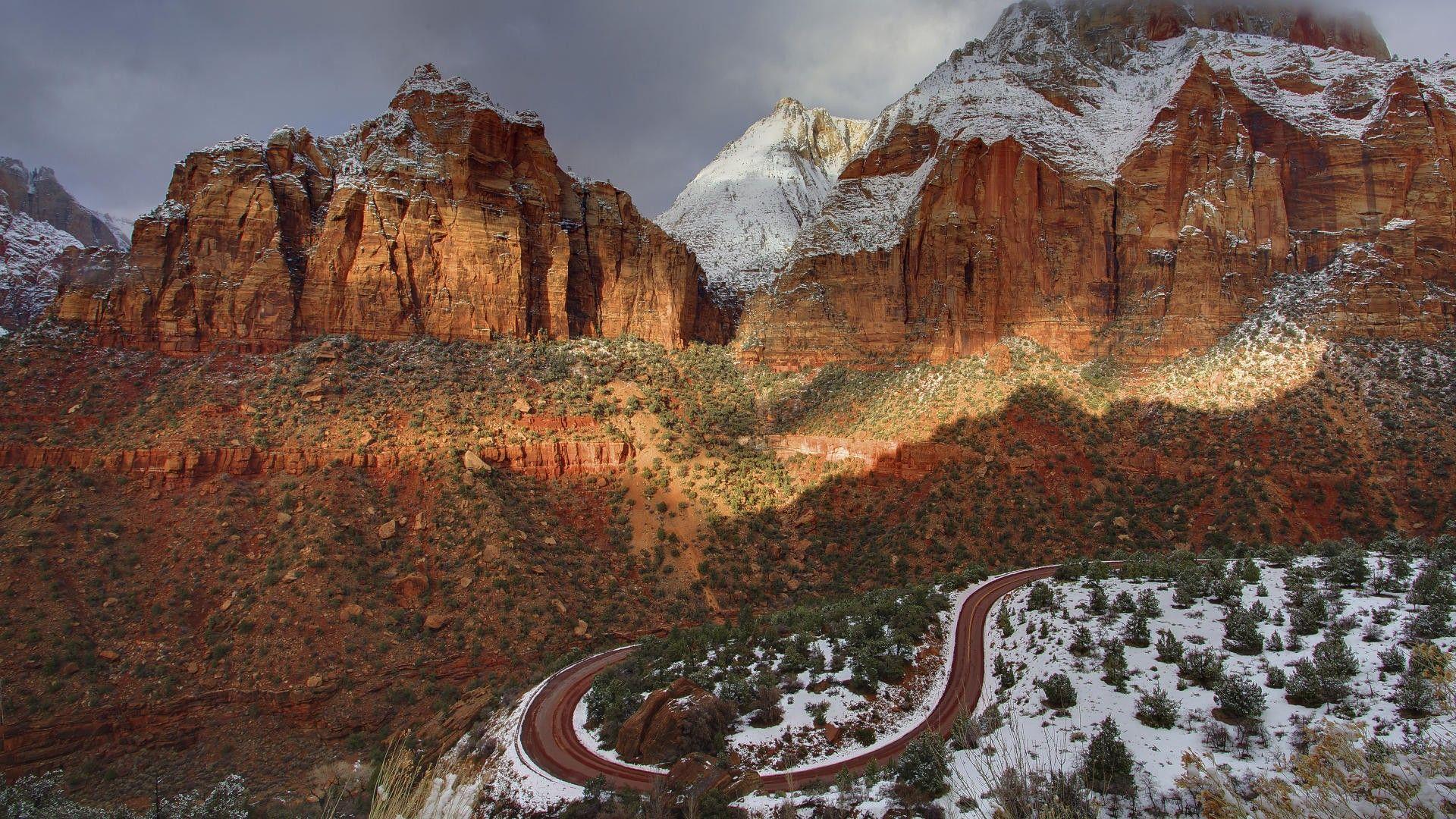 Zion National Park Winter