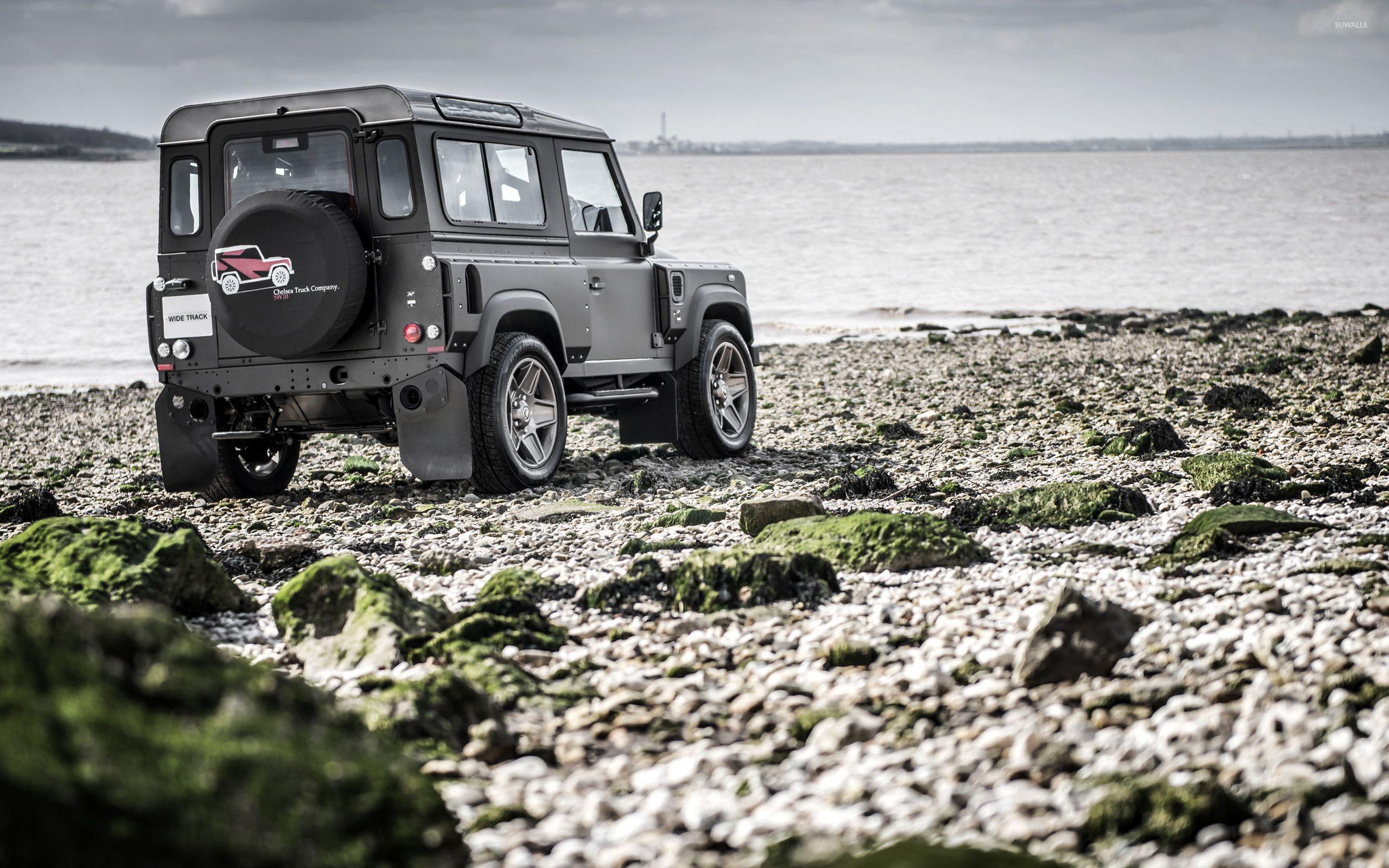 Kahn Land Rover Defender back side view wallpapers