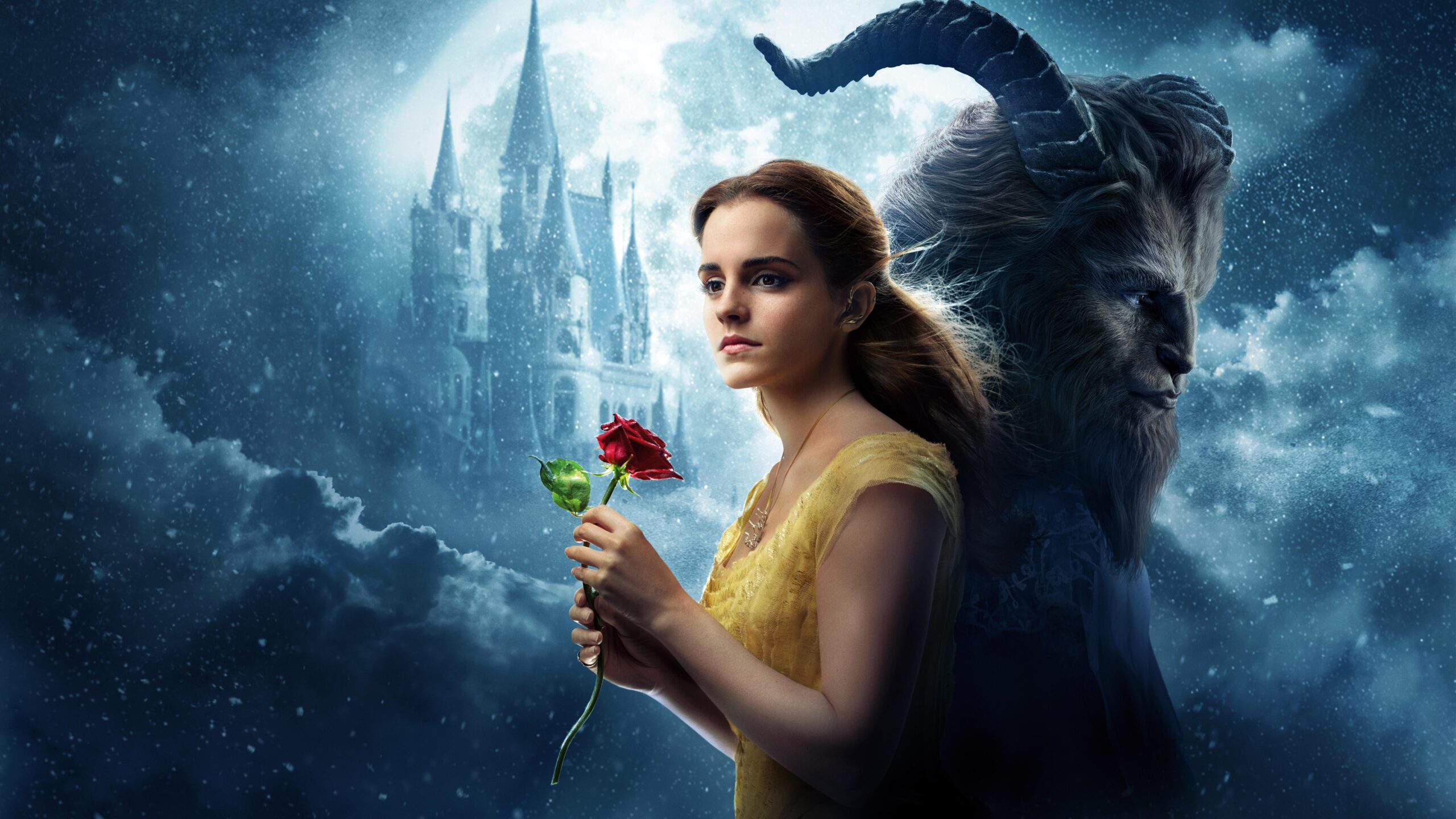 Wallpapers Beauty and the Beast, Belle, Emma Watson, 4K, 8K, 2017