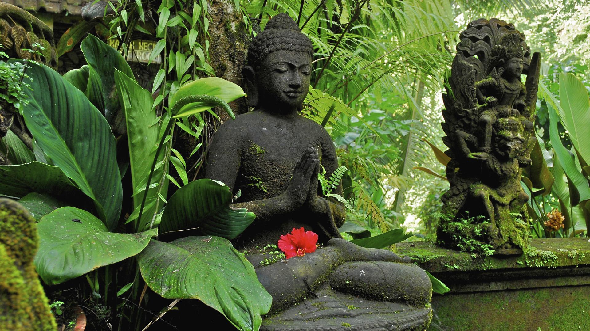 wallpapers Buddha, Ubud, Bali, Indonesia HD : Widescreen : High