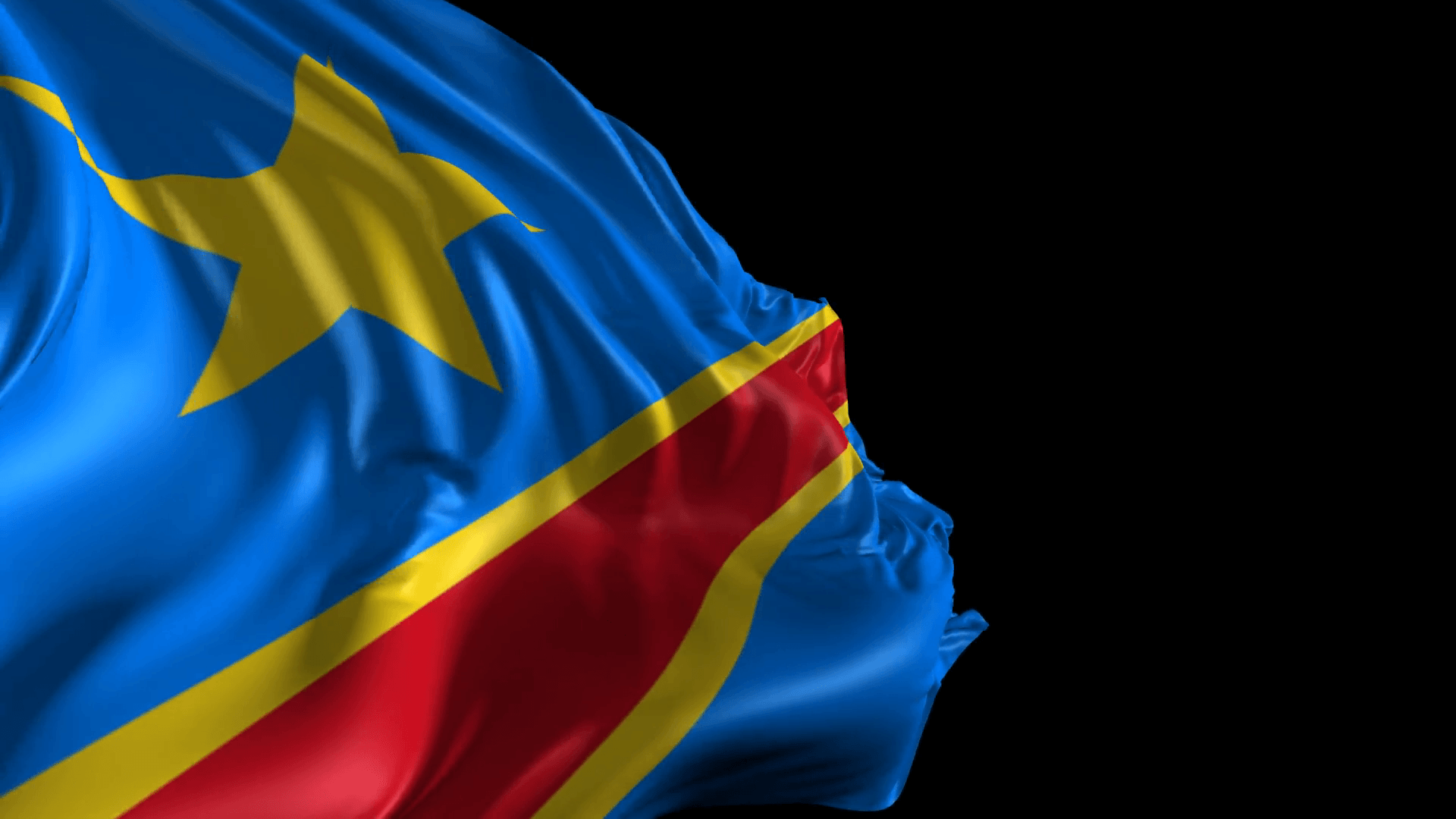 Flag of Democratic Republic of Congo