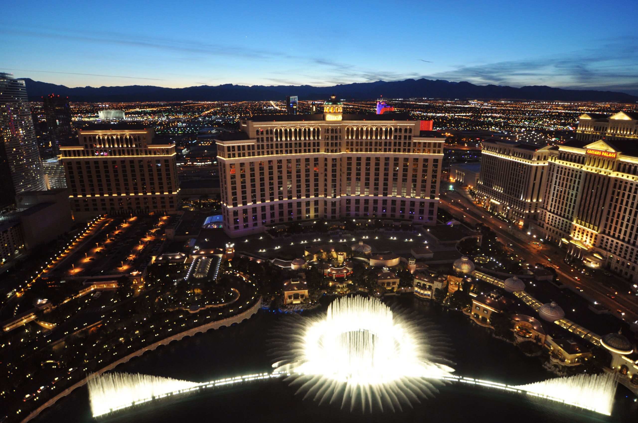 Bellagio Hotel Fountains Wallpapers