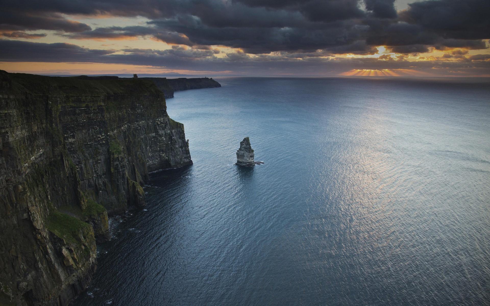 nature, Ireland, Cliffs of Moher, Atlantic Ocean :: Wallpapers