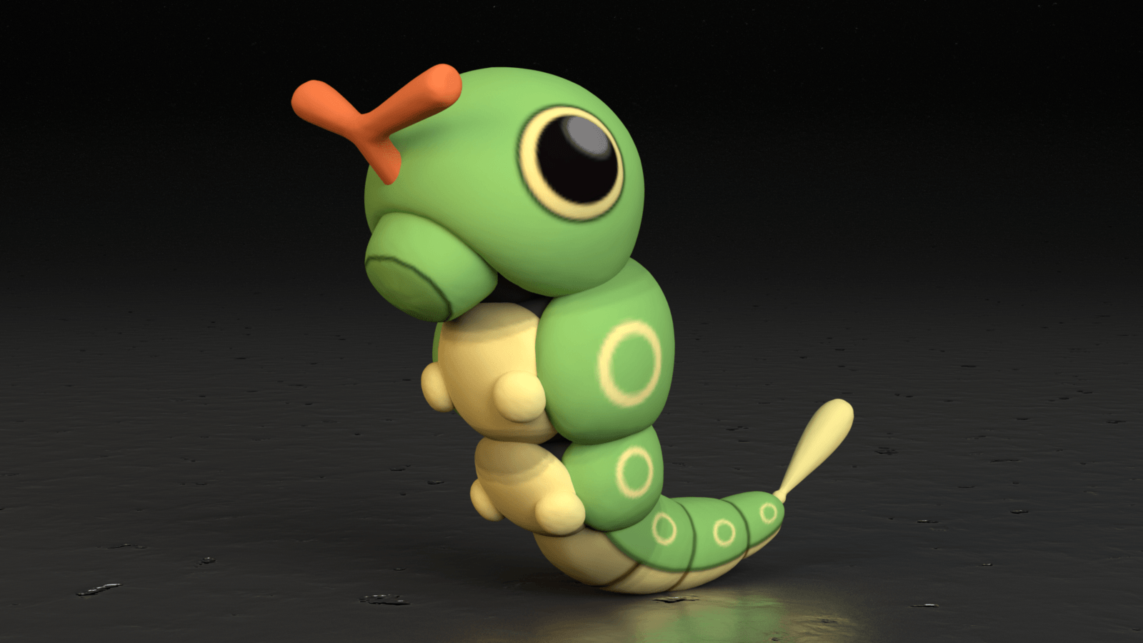 010. Caterpie by TheAdorableOshawott