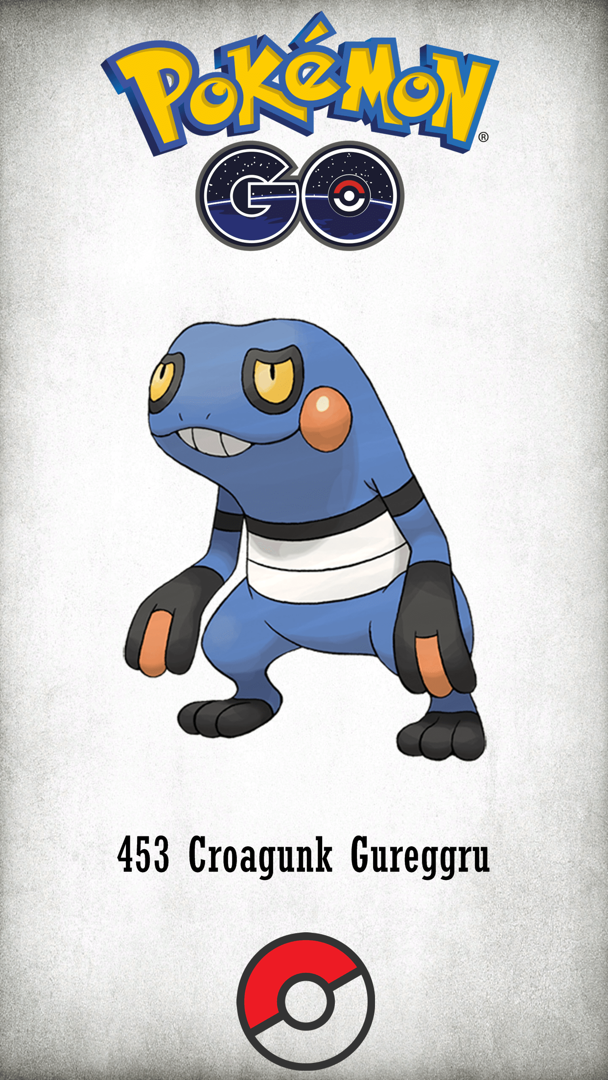 453 Character Croagunk Gureggru