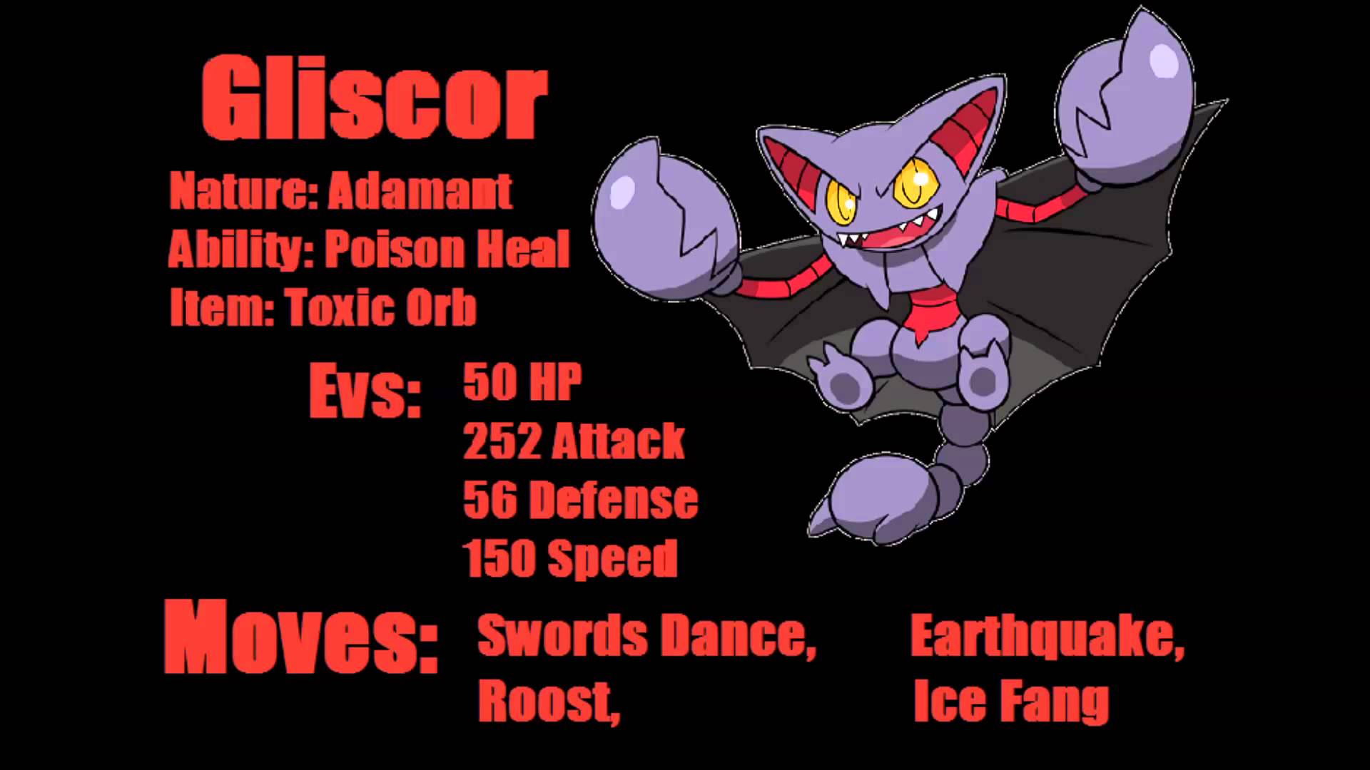 Custom Gliscor Move Set