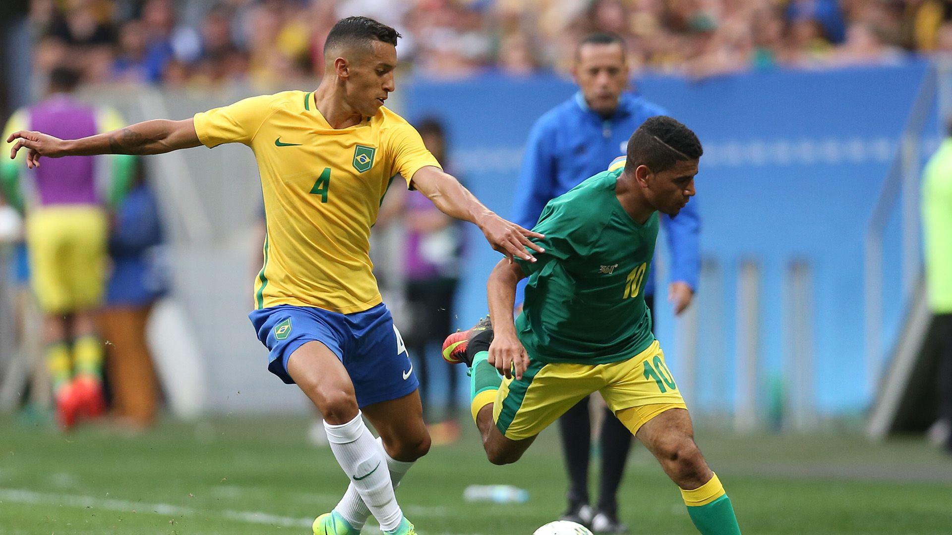 Guarding the gold: Marquinhos and Rodrigo Caio leading Brazil from