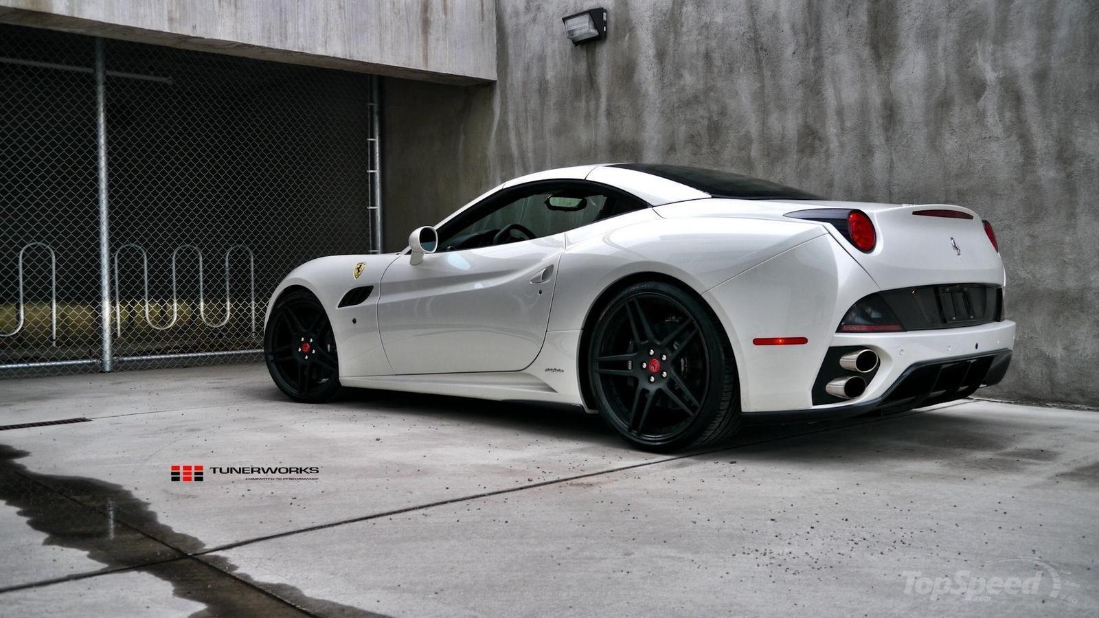 White Ferrari California Review Car Picture