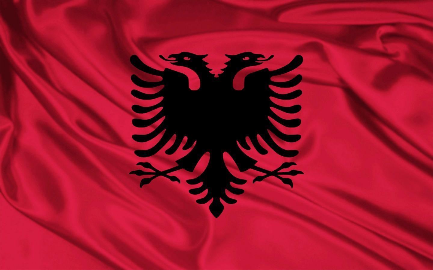 Albania Flag desktop PC and Mac wallpapers