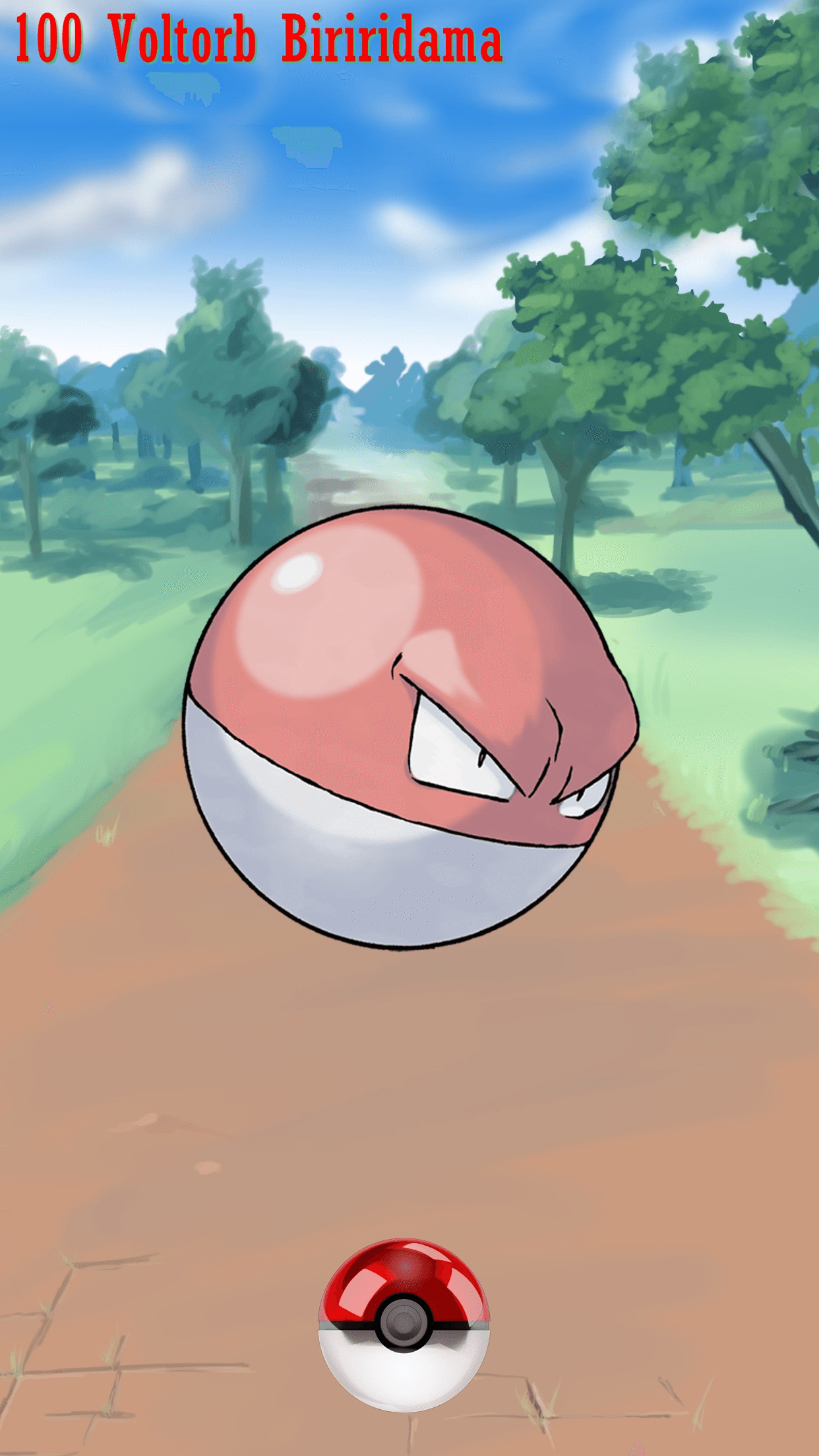 100 Street Pokeball Voltorb Biriridama