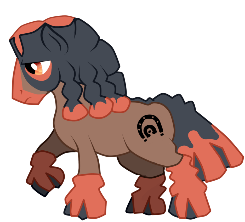 My Little Mudsdale by SirGalahadBW