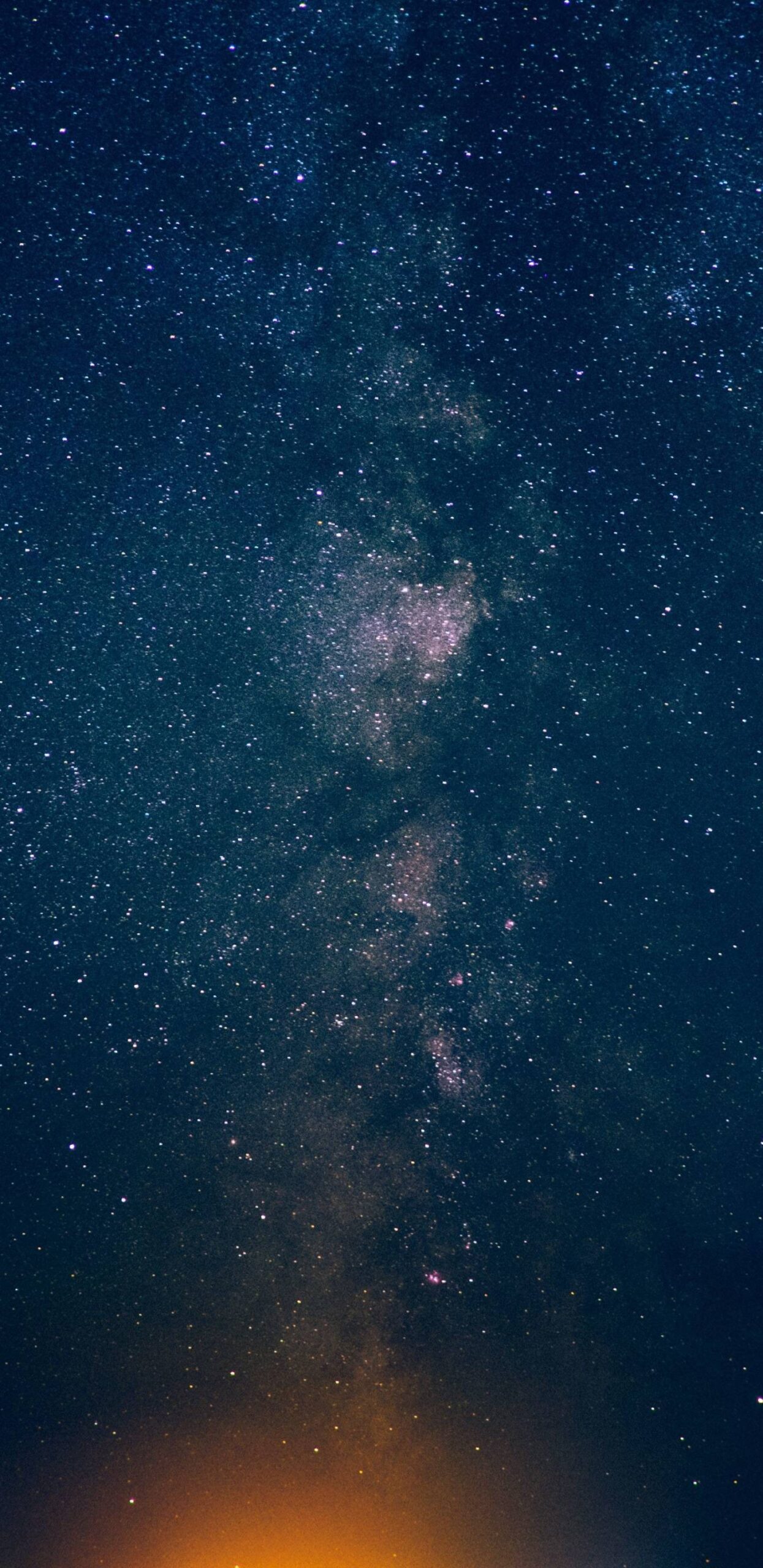 Download wallpapers night, sky, stars, milky way, samsung