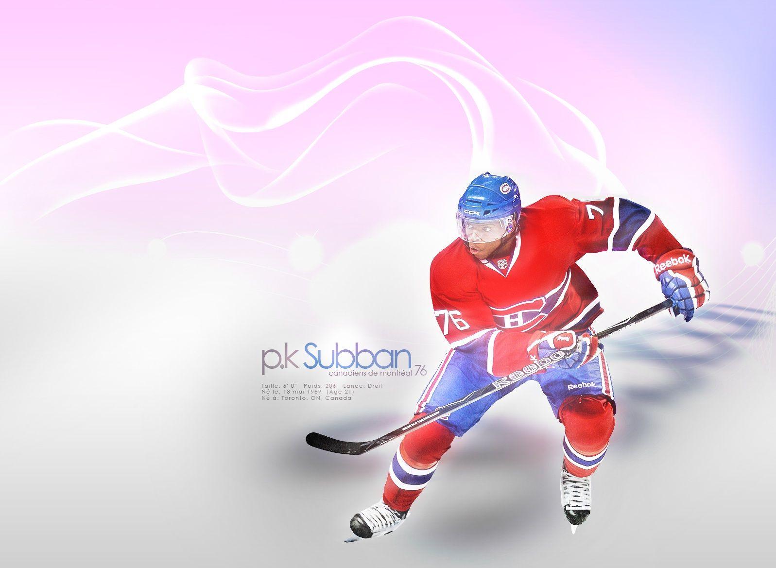 Hockey P K Subban Montreal Canadiens wallpapers